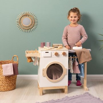 MUSTERKIND® Kinder-Haushaltsset Wasch- und Bügelcenter Rumex, aus Holz
