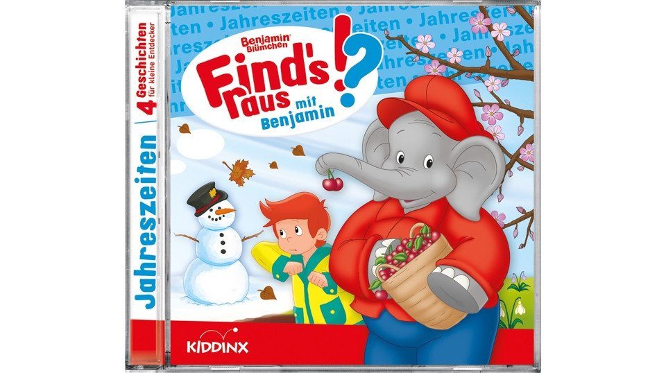 Kiddinx Hörspiel-CD Benjamin Blümchen Finds raus: Jahreszeiten