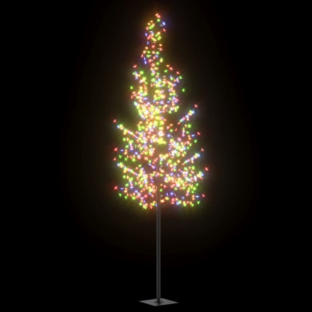 LEDs cm 600 Weihnachtsbaum Bunt vidaXL 300 (1-tlg) Christbaumschmuck Kirschblüten