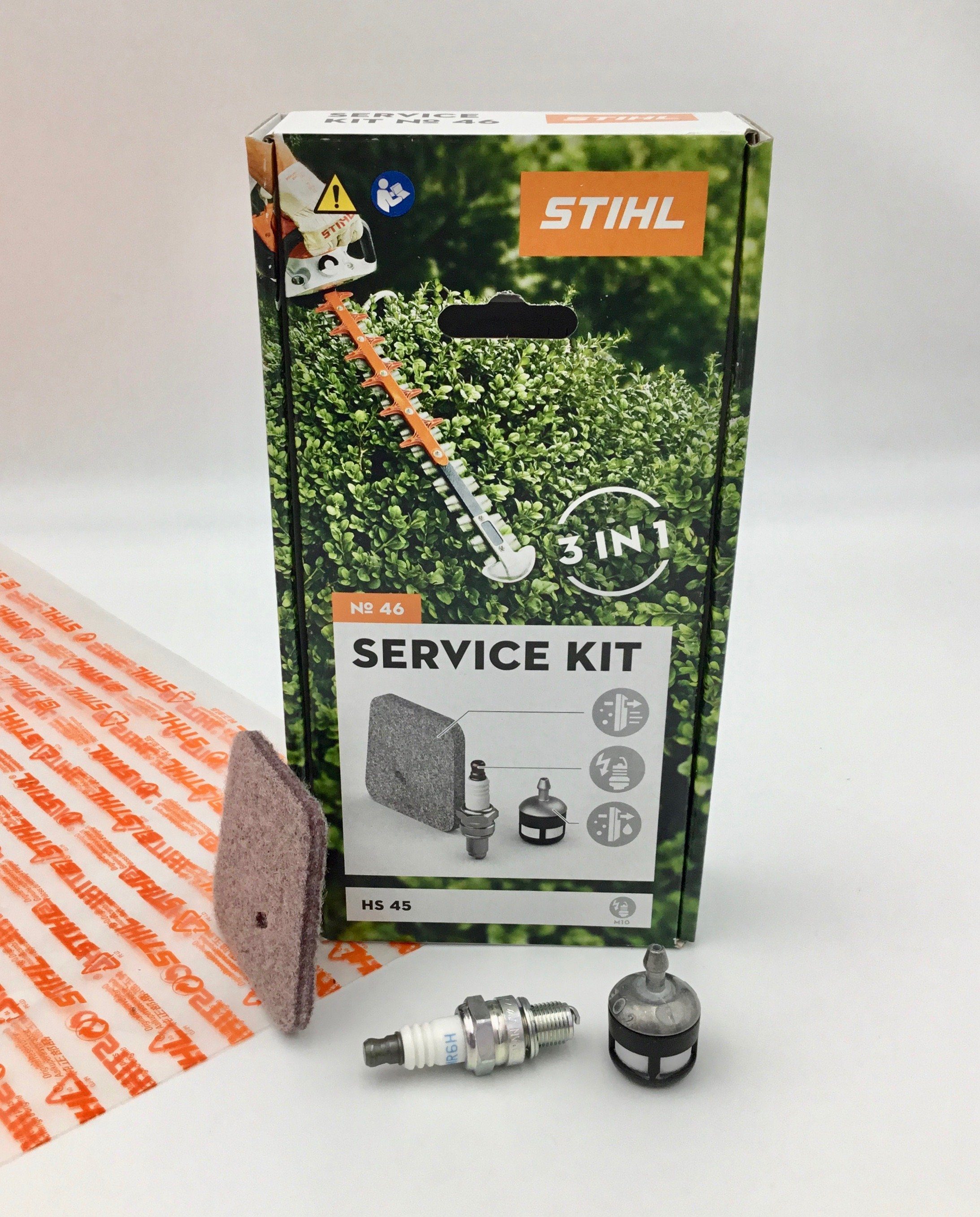 STIHL Ersatzfilter STIHL Service Kit 46 für HS 45, Filter, Zündkerze 41400074102, Zubehör für HS 45