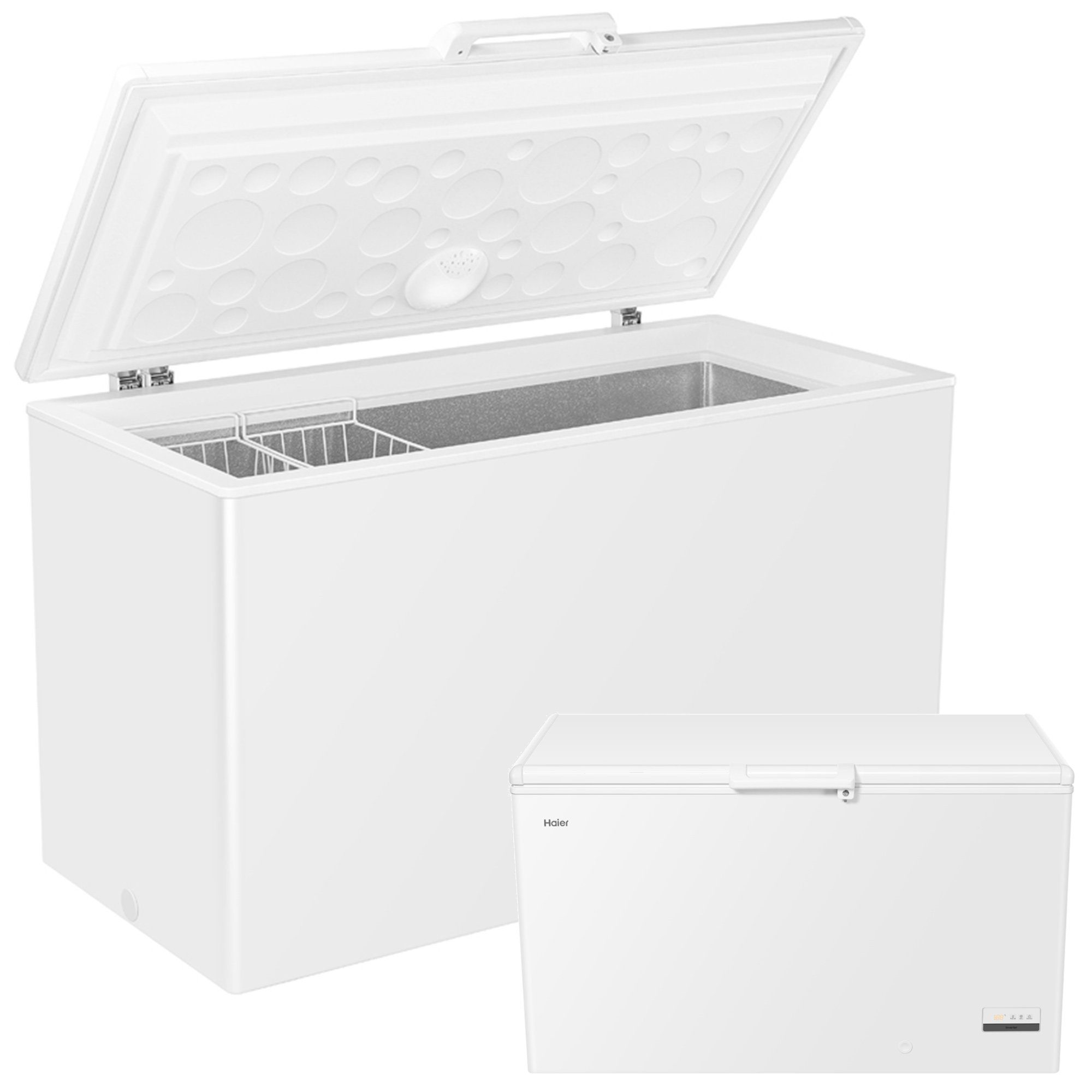 Haier Gefriertruhe HCE321T, 141 cm breit, 319 l, Innenbeleuchtung, optisches Warnsignal, Digitales Display