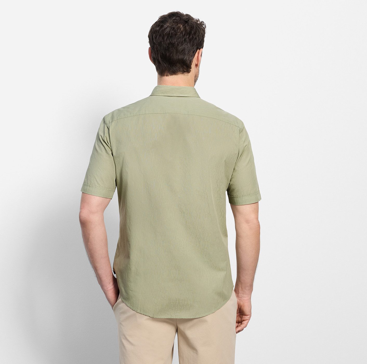 OLYMP Kurzarmhemd Casual Freizeithemd, regular fit, Kentkragen