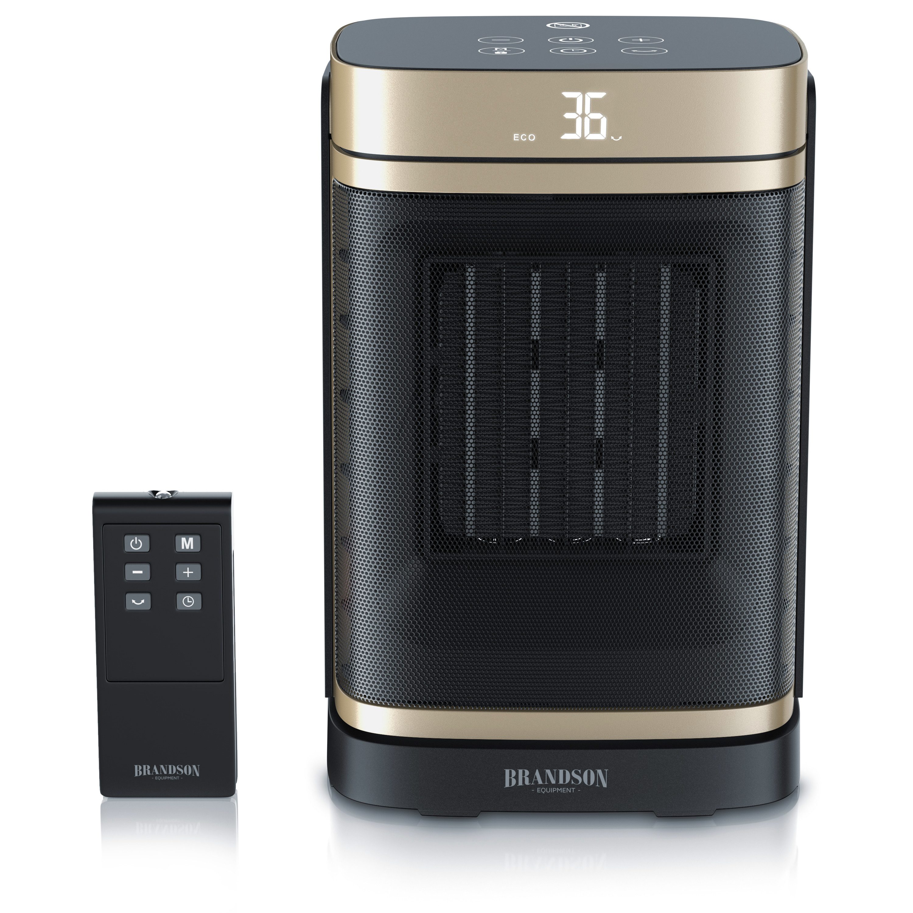 Brandson Heizlüfter Keramik Heizgerät, Oszillation, Timer, Fernbedienung, k günstig online kaufen