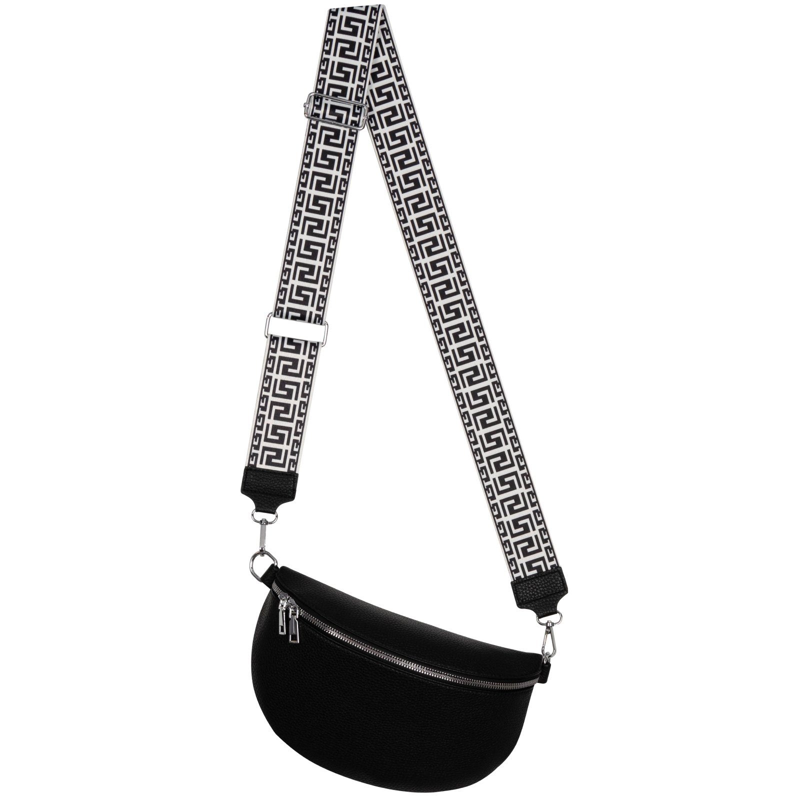 Gürteltasche Bauchtasche Umhängetasche Crossbody-Bag Kunstleder Italy-Design