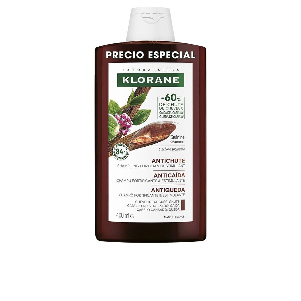 KLORANE Haarshampoo Bio-Shampoo gegen Haarausfall, 400 ml