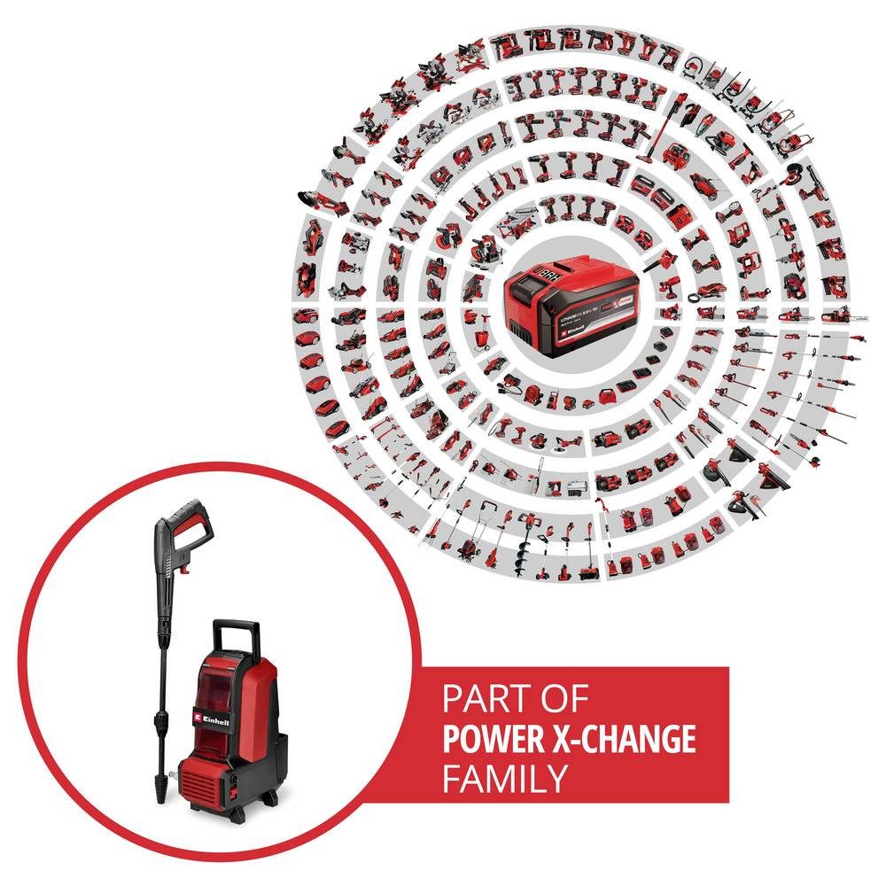 Einhell Akku-Hand-und Stielstaubsauger TE-SV 18 Li, 120 W, beutellos, Power X-Change, Inkl. 18 V 2,5 Ah Akku und Ladegerät – Bild 3 von 5