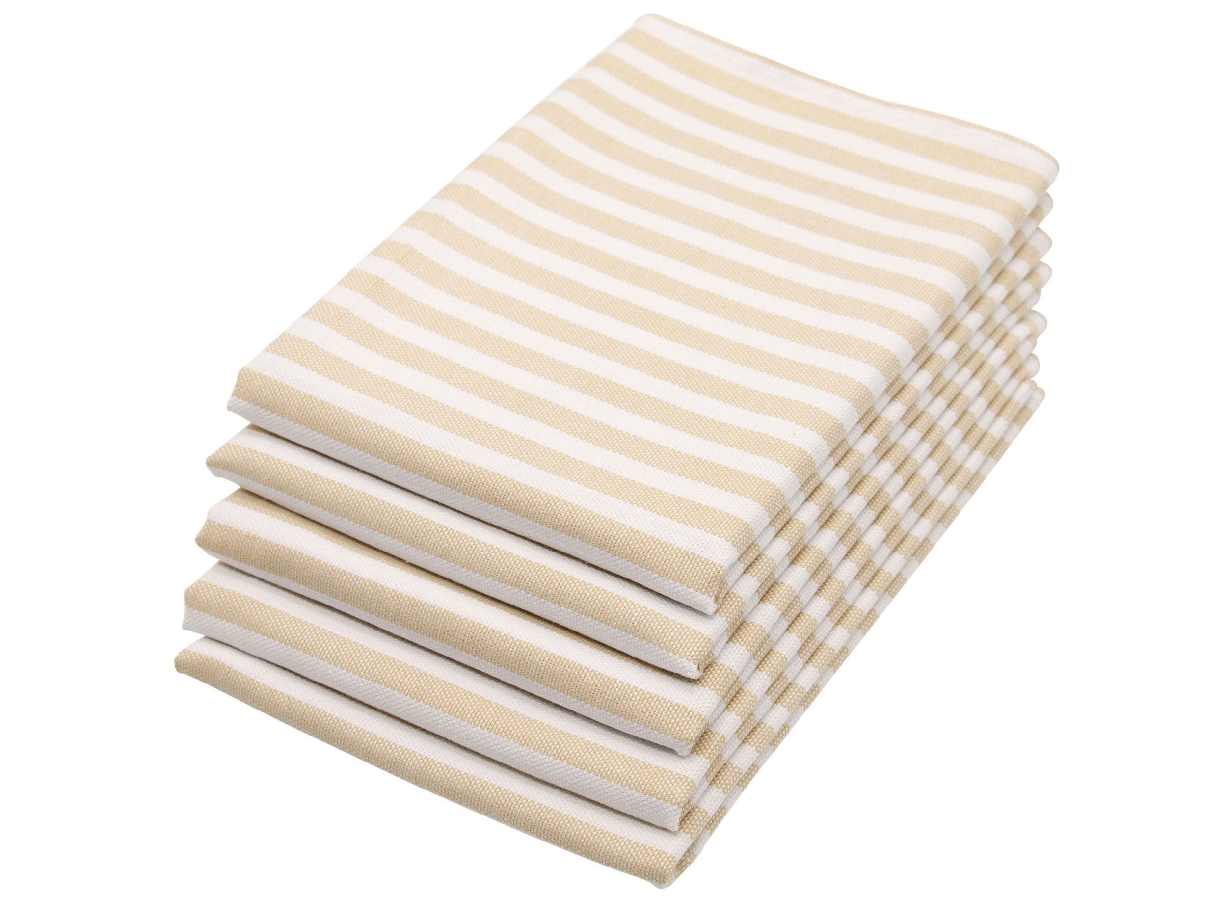 ZOLLNER Geschirrtuch, (Spar-Set, 5-tlg), 50 x 70 cm, 100% Baumwolle, vom Hotelwäschespezialisten