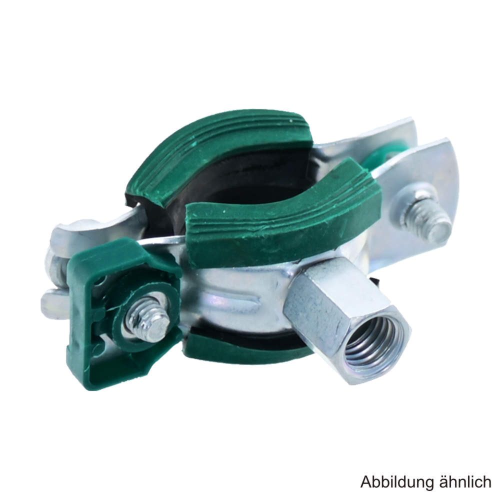 Walraven Rohrschelle BIS Bifix G2 BUP Schraubrohrschelle mit Einlage,Gewindeanschl. M8/10,1
