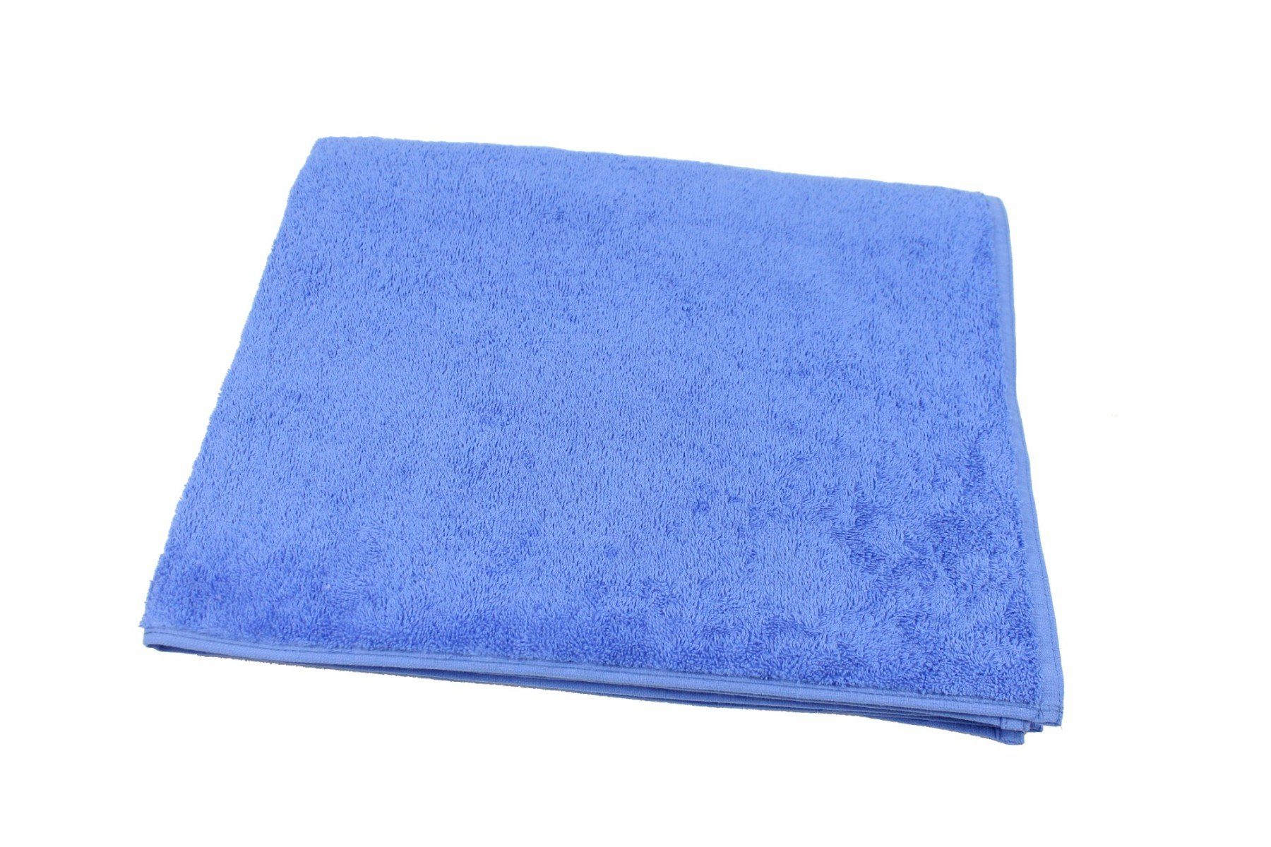 Sensepura Saunatuch Saunatuch »Sensepura Frottee« in blau 70x200, Walkfrottier (1-St), blickdicht & hautfreundlich, Sauna Handtuch