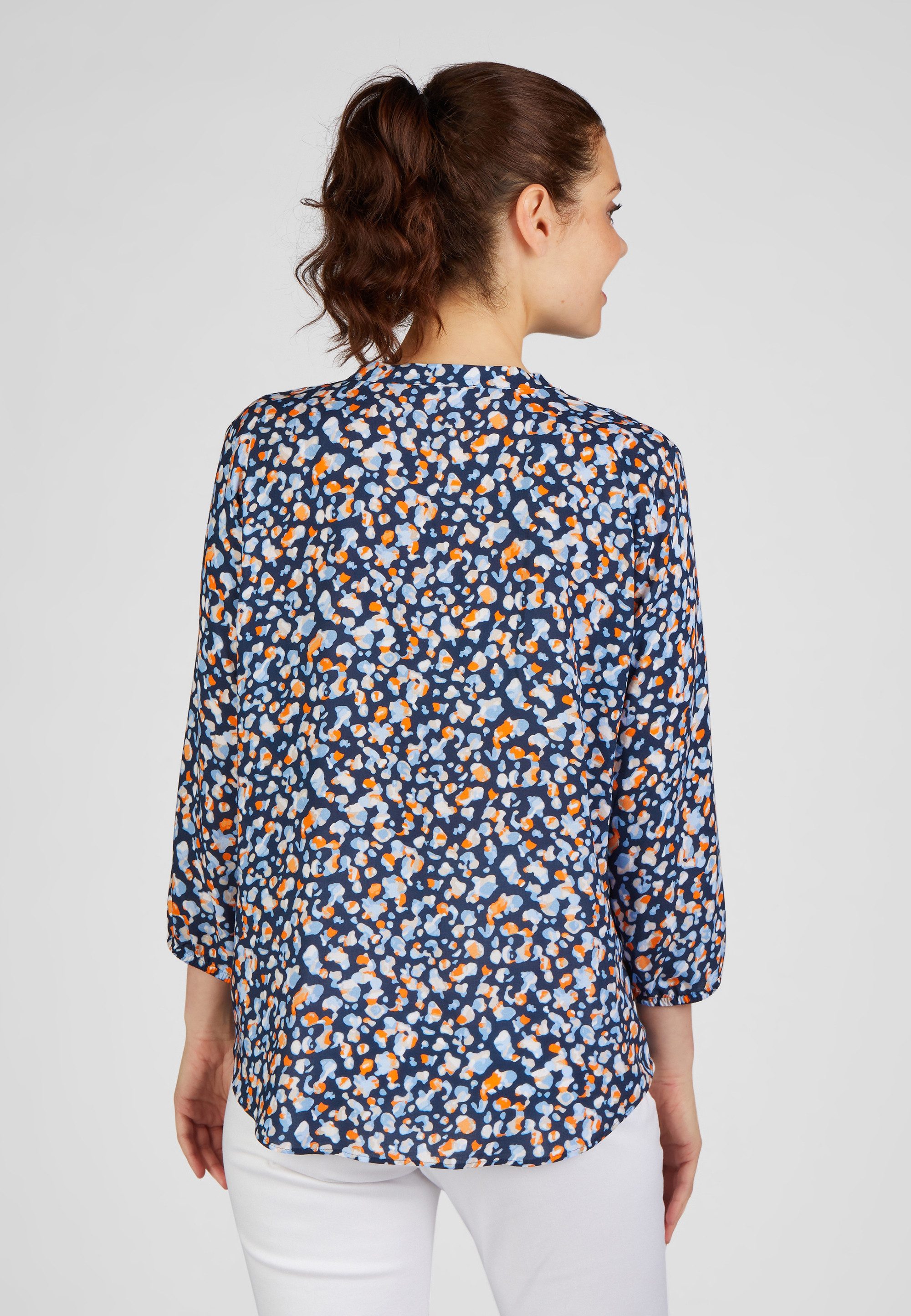 Rabe Langarmbluse mit farbenfrohem Muster günstig online kaufen