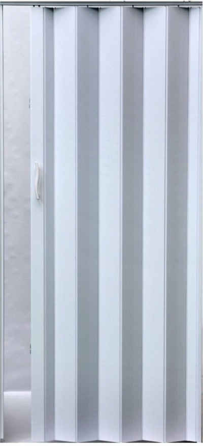 Vivaldi Falttür Schiebetür Tür weiß Höhe 203 cm für Türbreite bis 92 cm acco 011 (1 Packung Karton, 1-St., 1 Set), teils montiert