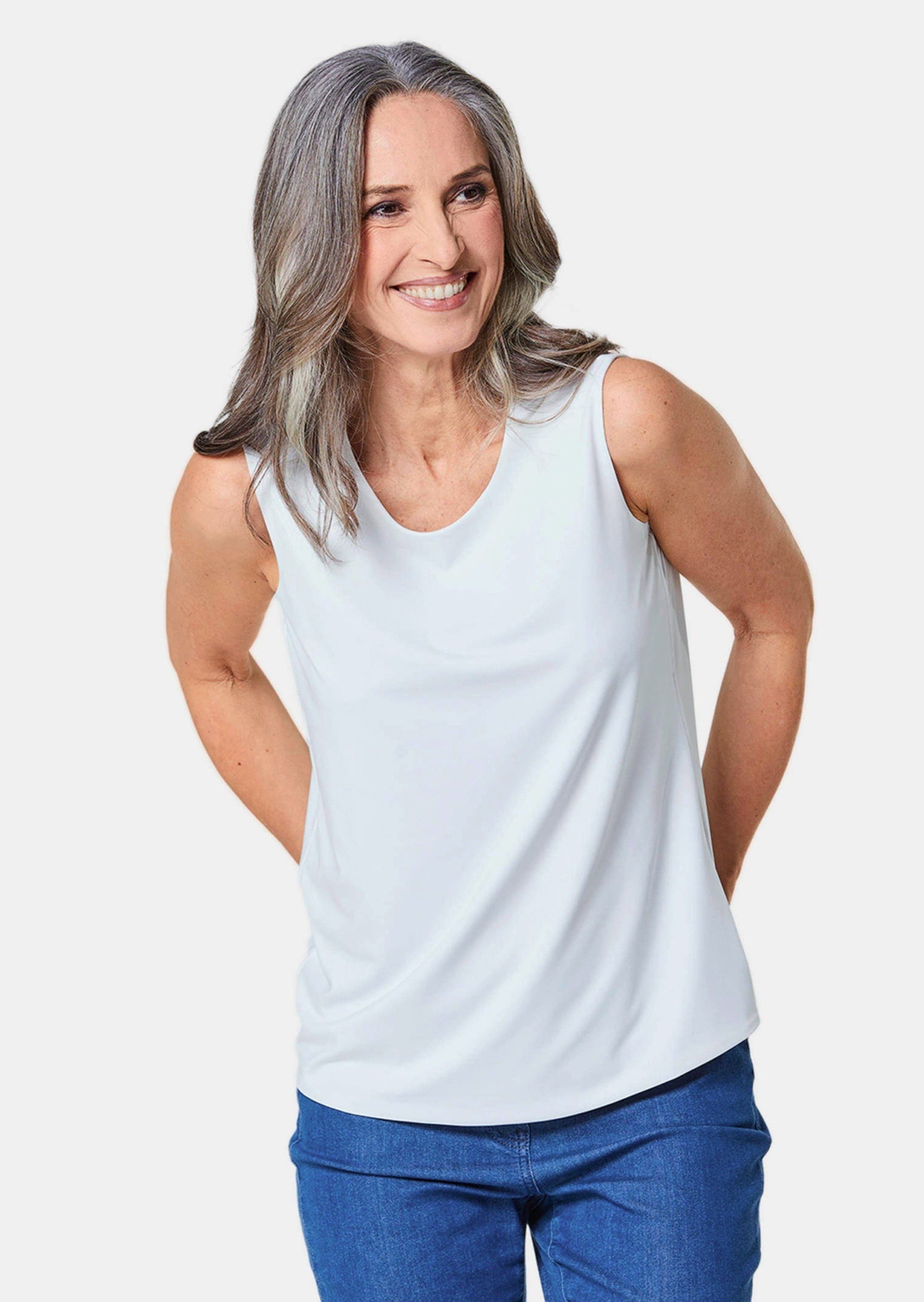 GOLDNER Shirttop Gepflegtes Top in formstabiler günstig online kaufen