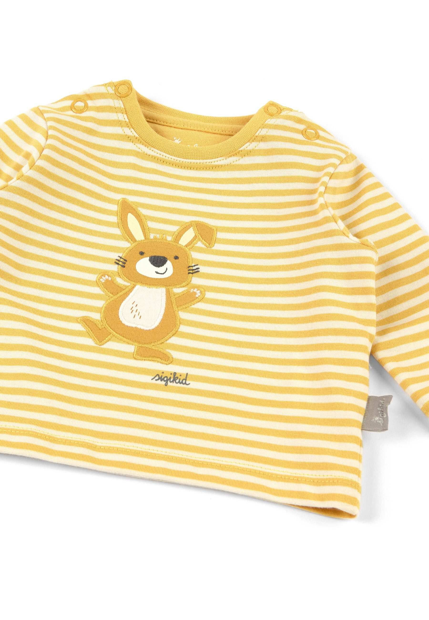 Langarmshirt Baby gelb Sigikid (1-tlg) Shirt Langarmshirt