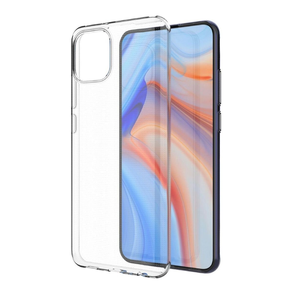 CoverKingz Handyhülle Hülle für Samsung Galaxy A03 Handyhülle Silikon Cover Case Bumper klar