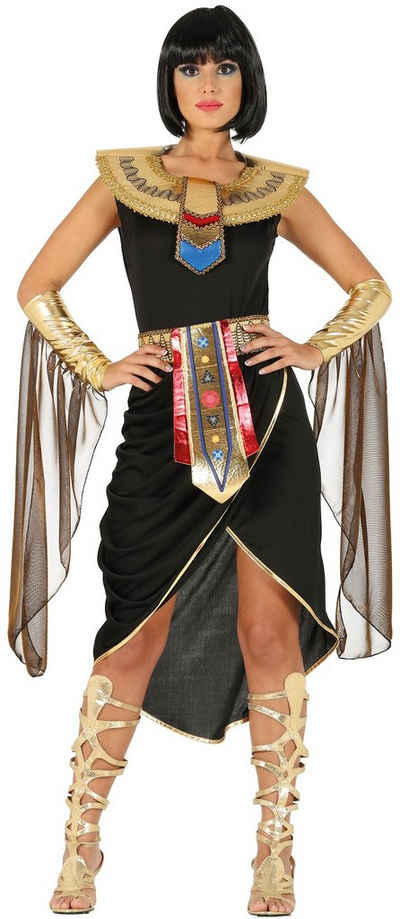 Fiestas Guirca Kostüm, Ägyptische Königin Damen Kostüm Kleid mit Armstulpen und Schleier