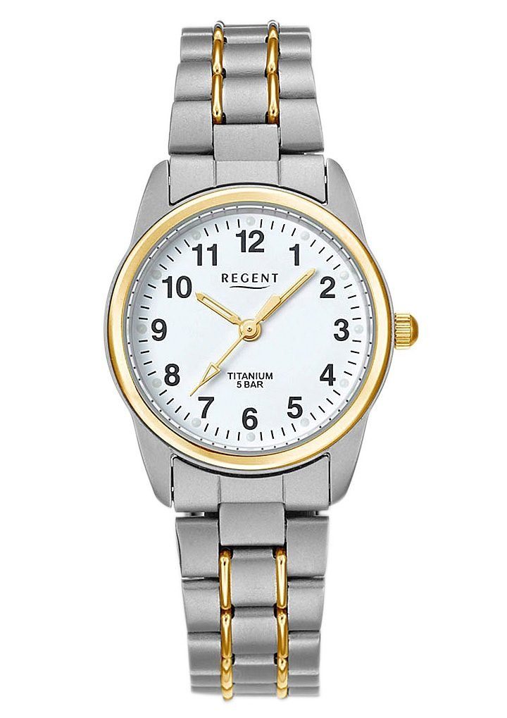 Regent Titanuhr F428-71709199, Quarzuhr, Armbanduhr, Damenuhr, Titanarmband günstig online kaufen