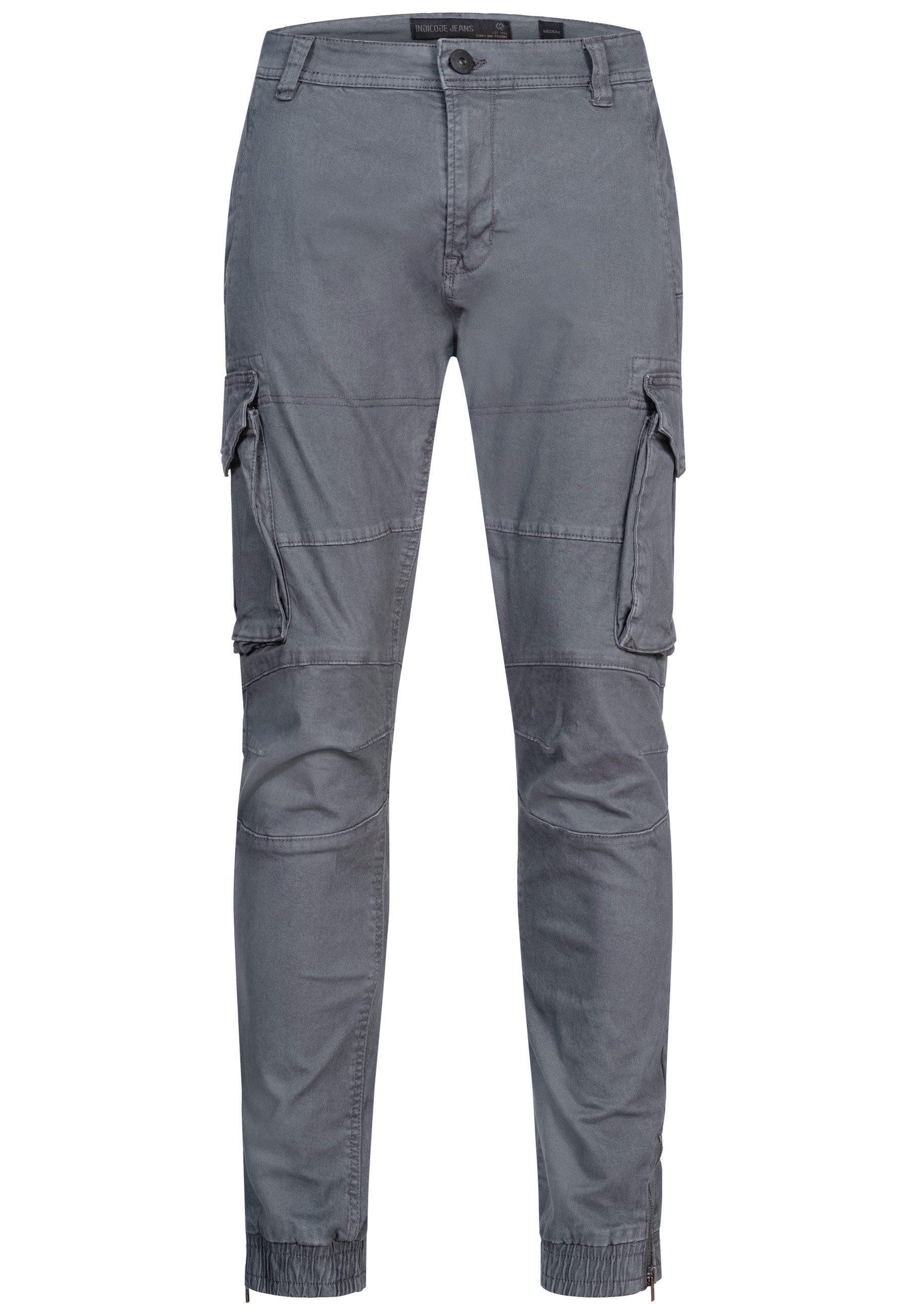 Indicode Cargohose Herren Alex Cargo Hose Herrenhose mit 6 praktischen Tasc günstig online kaufen