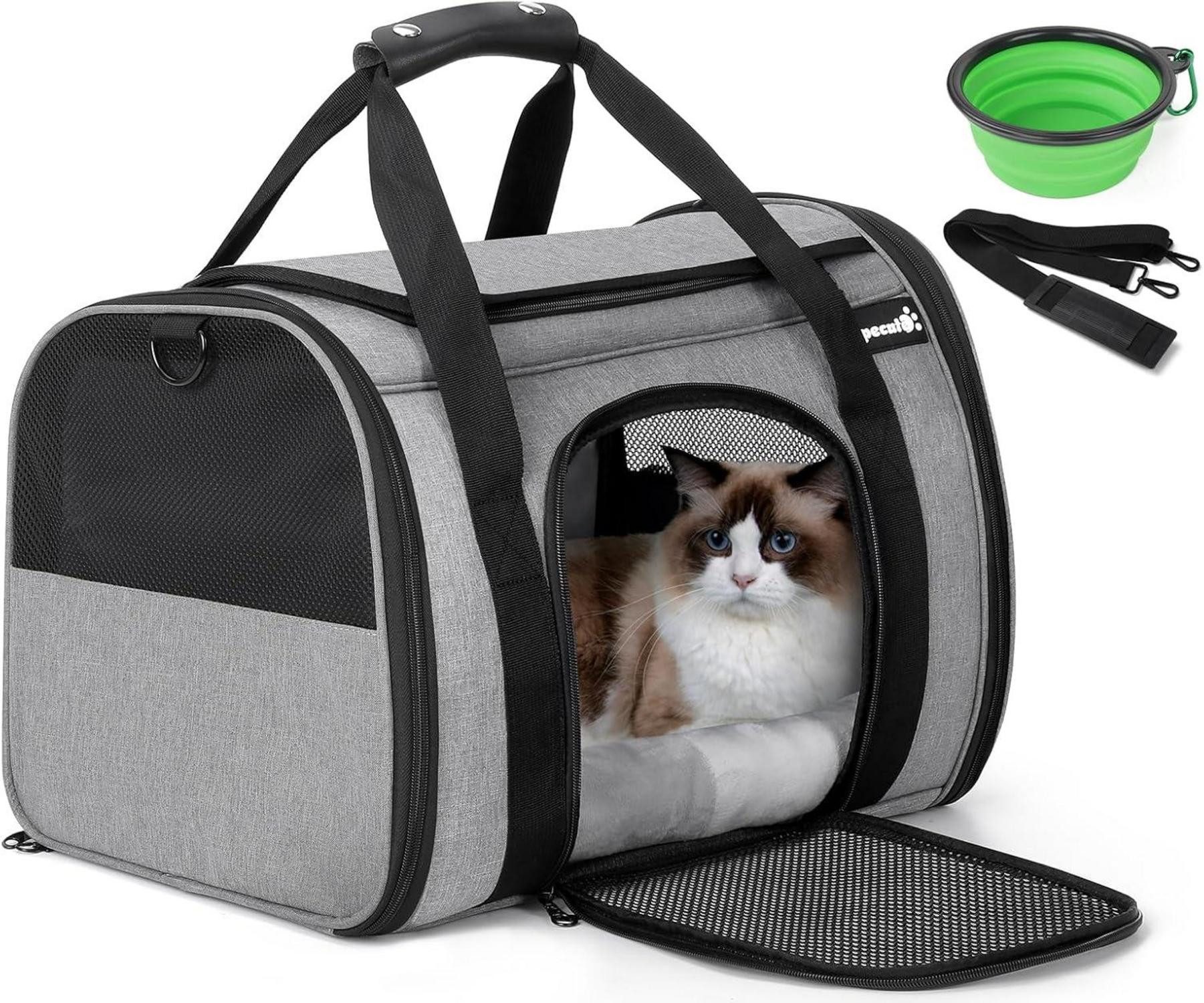 Schutzkragen Transportbox Katze Katzen Transportbox Haustiernest faltbar