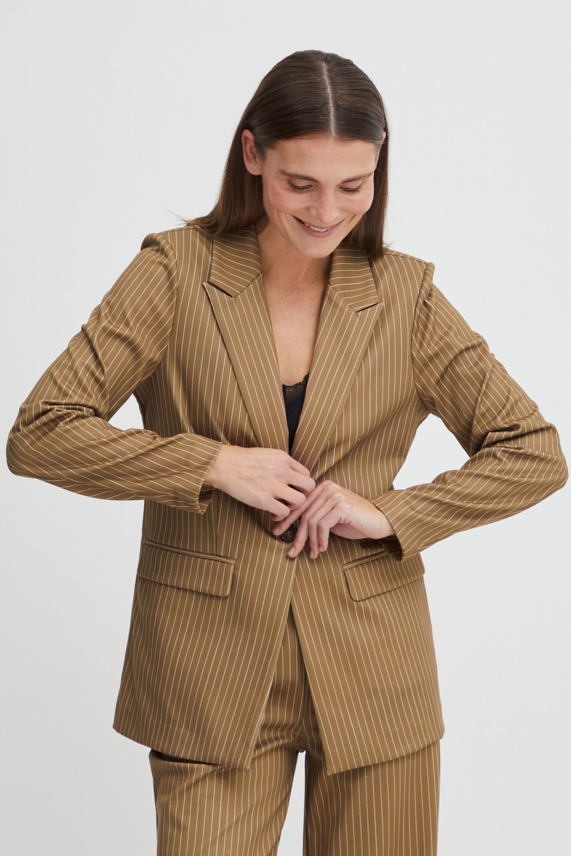 b.young Kurzblazer Rizetta (1-tlg) Plain/ohne Details