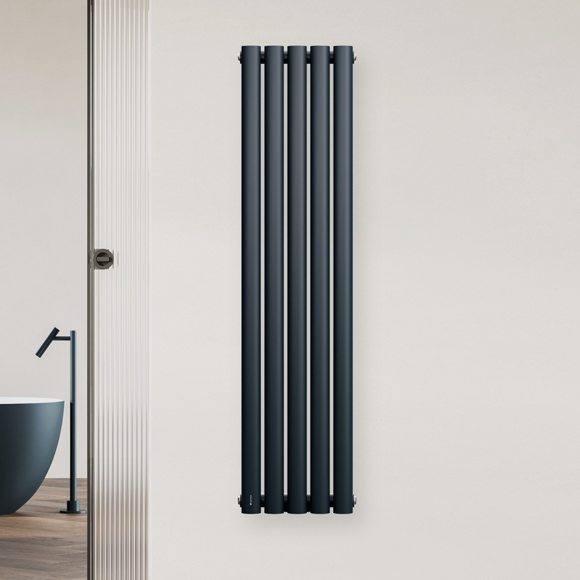 blumfeldt Heizkörper Tallheo, Heizkörper Badzimmer Warmwasser Wandmontage Indoor Heater