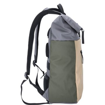 TheTrueC Rucksack TheTrueC Freizeit Rucksack Bennie beige/green/grey (Stück, Stück)