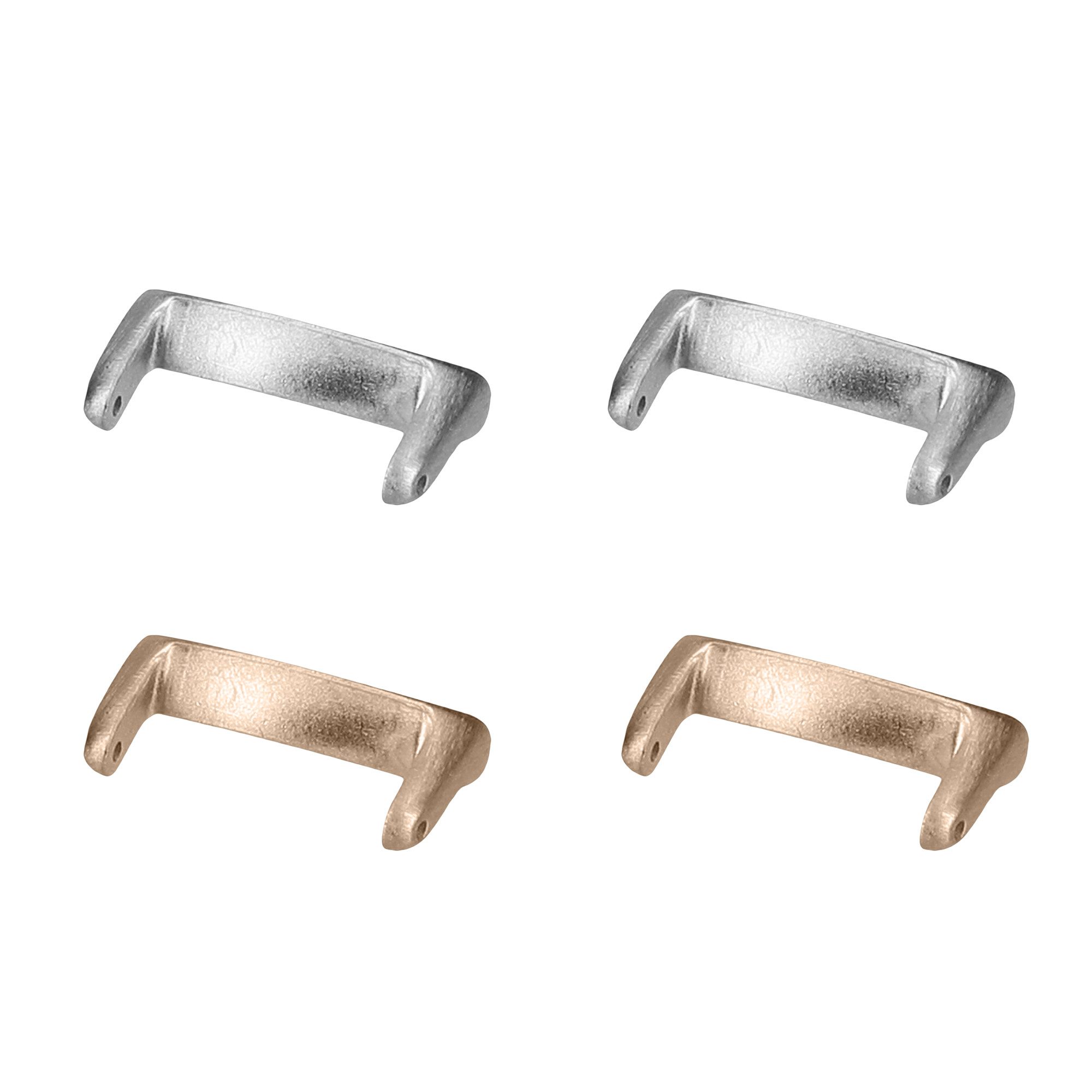 4x 14mm Metall Adapter für Xiaomi Mi Band 8 / Mi Band 9 Smartwatch