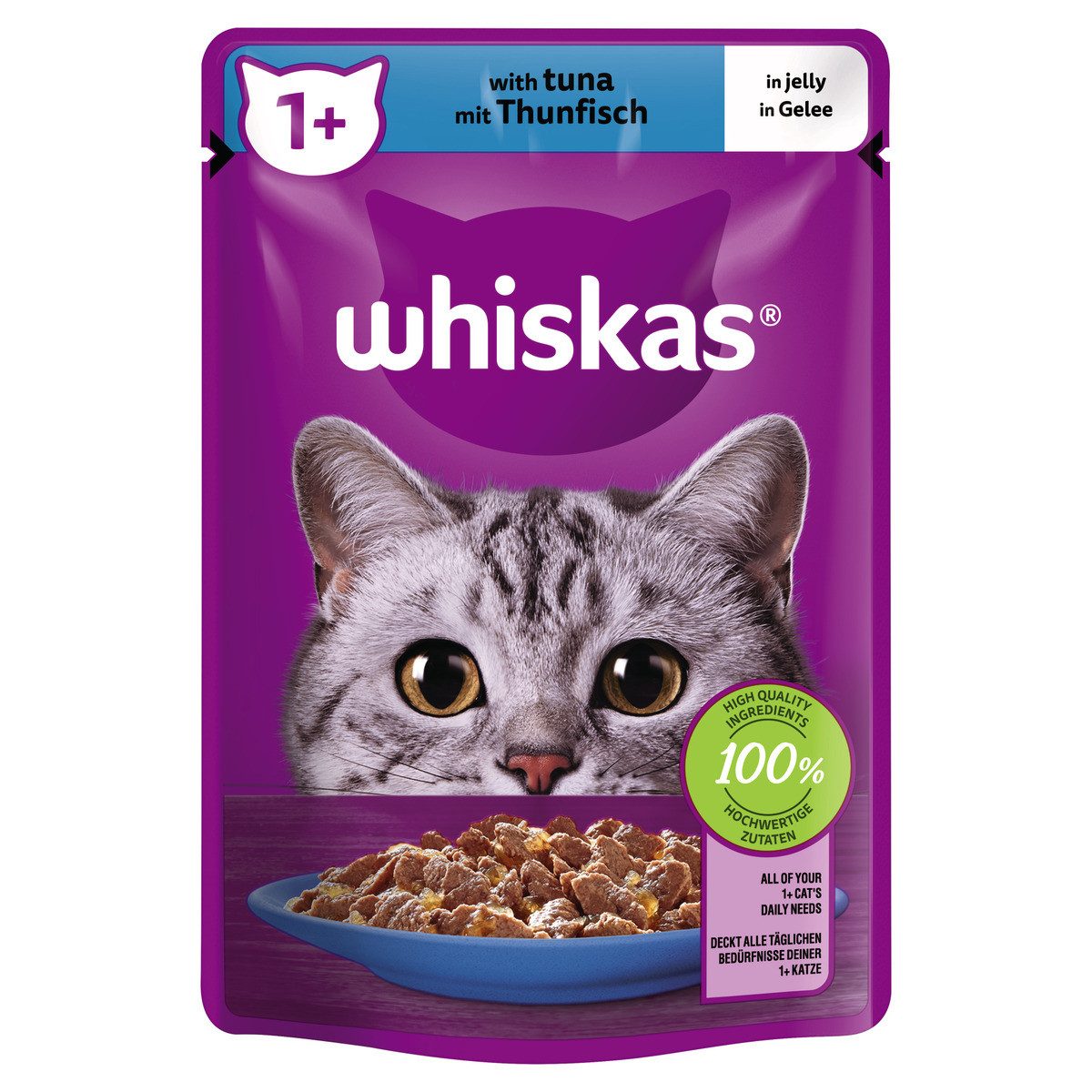 Whiskas 1+ mit Thunfisch in Gelee 85 g