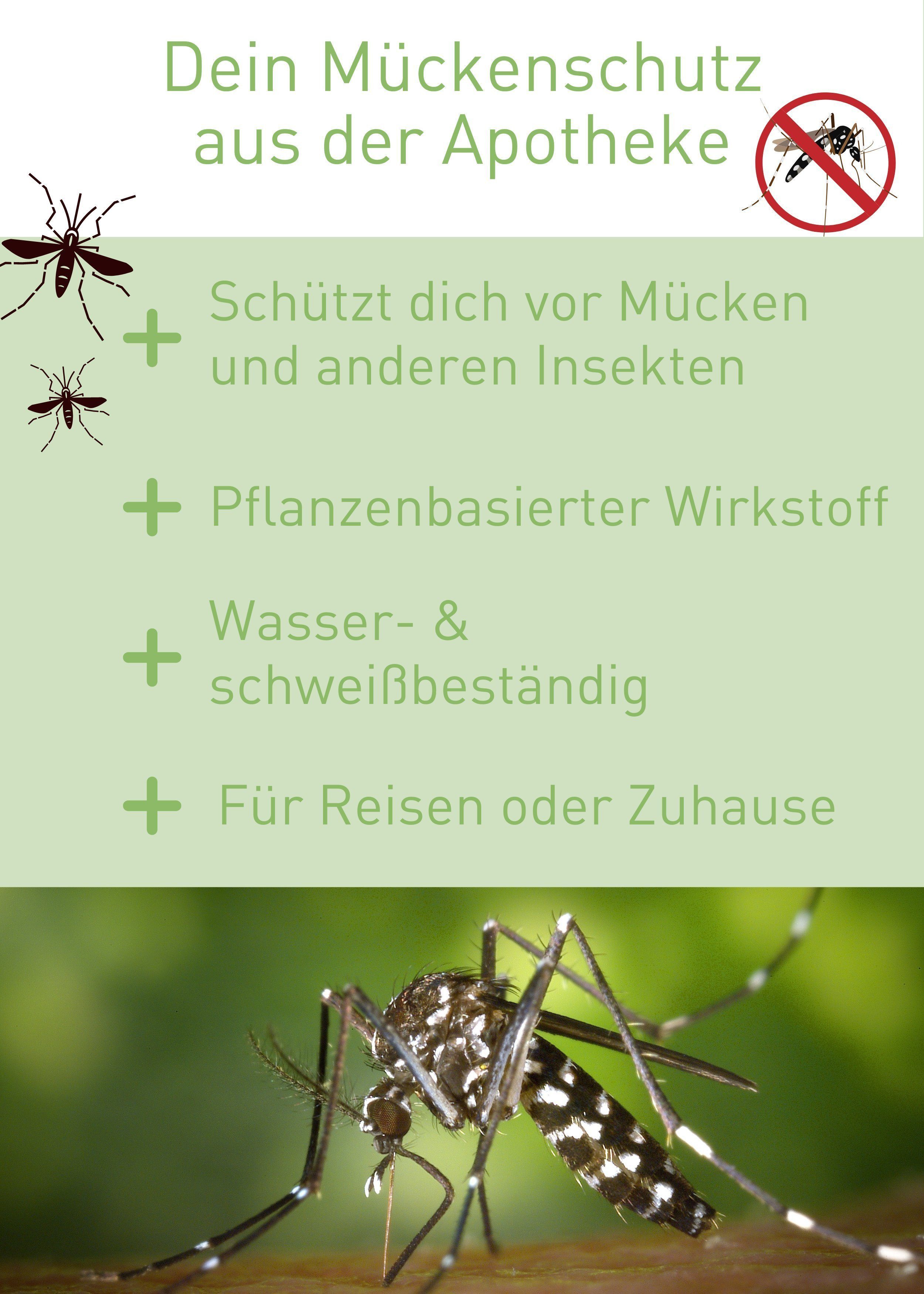 N1 Healthcare Insektenspray N1 Mückenspray, 100ml, 100 ml, Schon für Kinder ab 6 Monaten und bei empfindlicher Haut geeignet