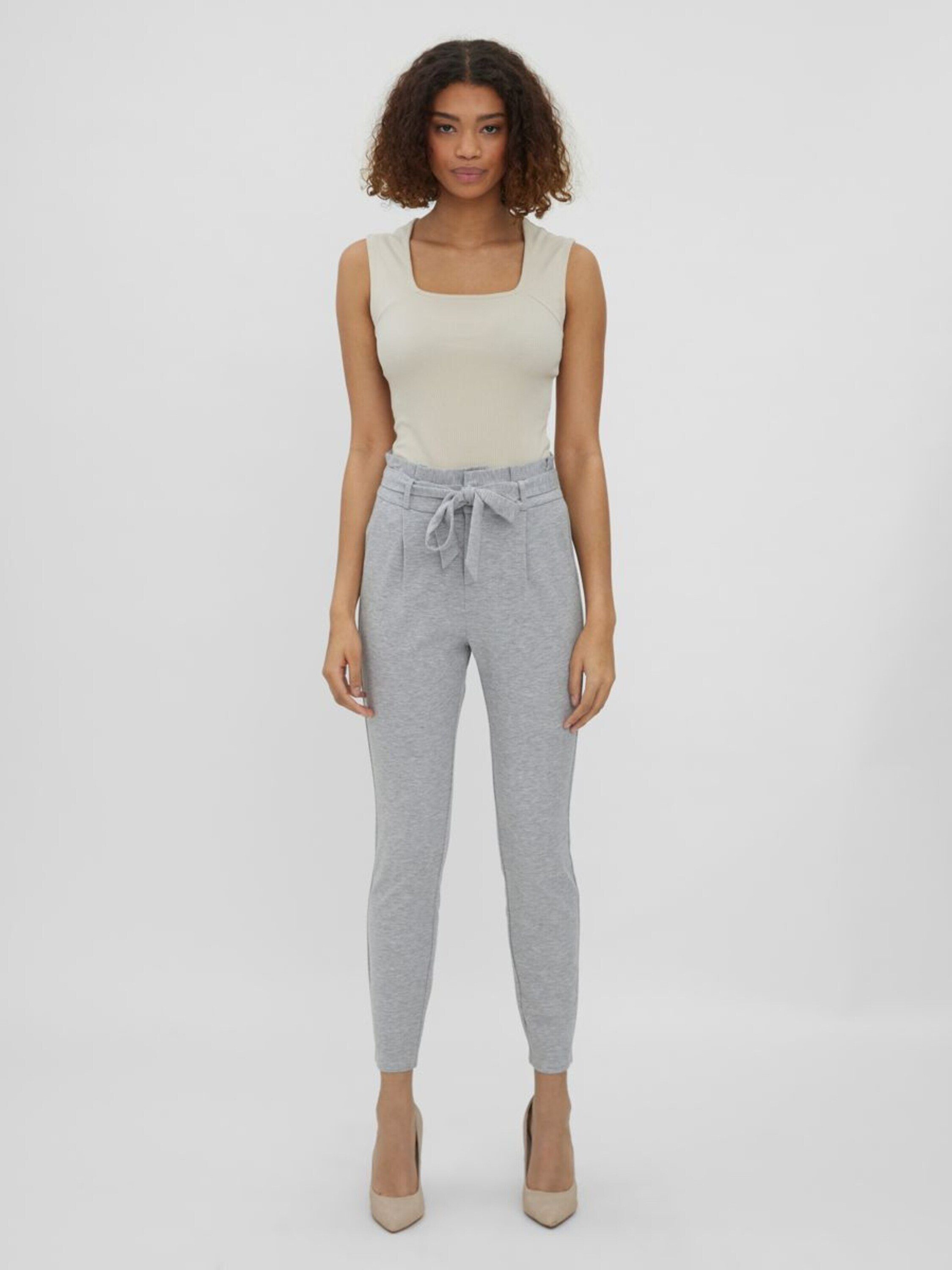 Vero Moda Bundfaltenhose EVA (1-tlg) Drapiert/gerafft