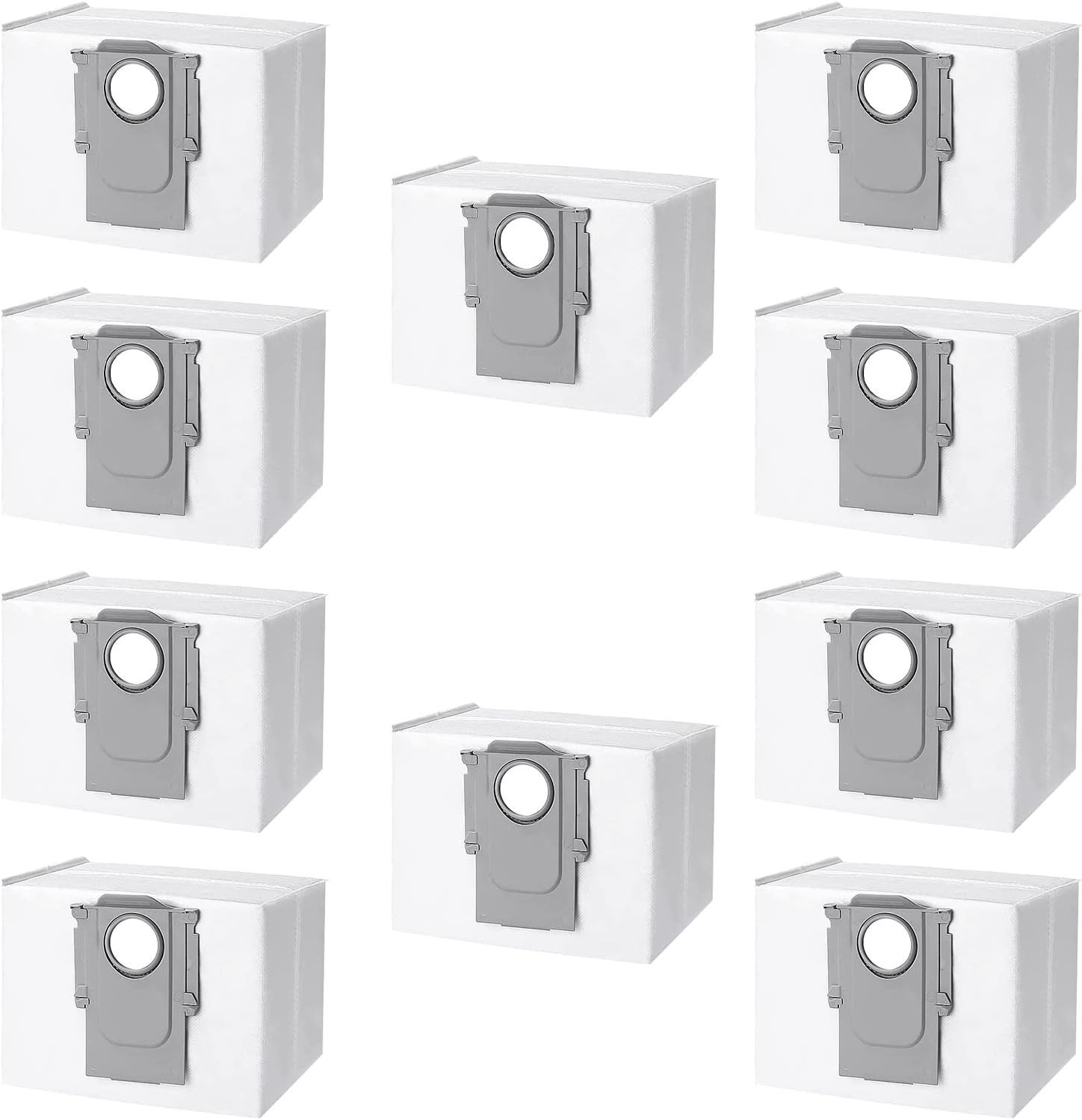 FELIXLEO Staubsaugerdüsen-Set Staubbeutel für Roborock Staubsauger Absaugstation, (10-tlg)
