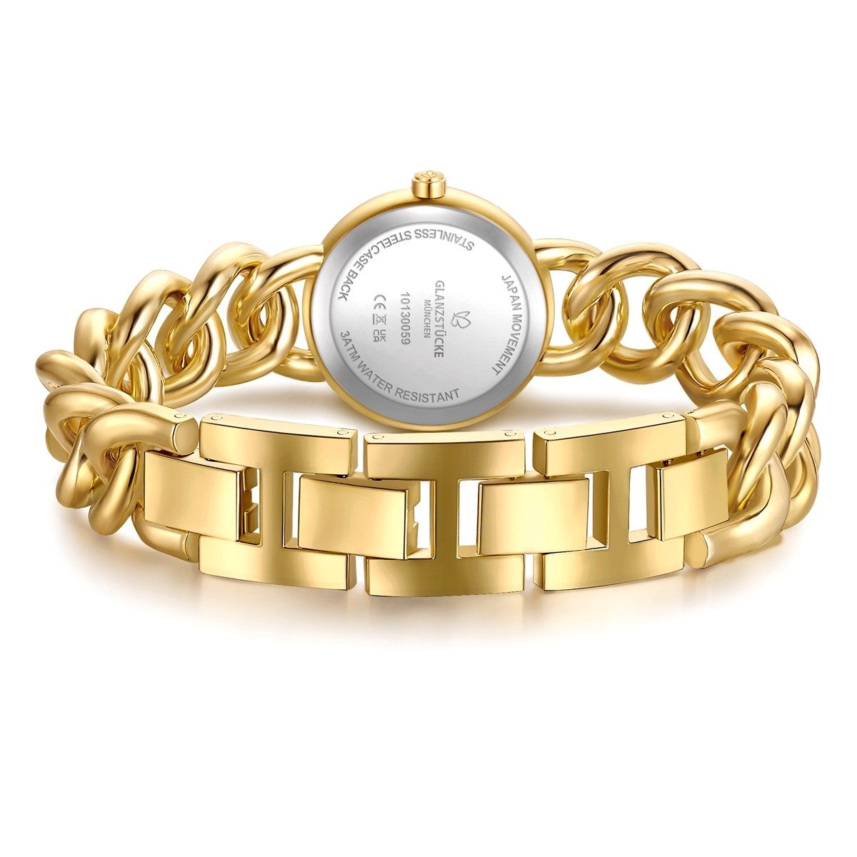 Glanzstücke München Quarzuhr gelbgold