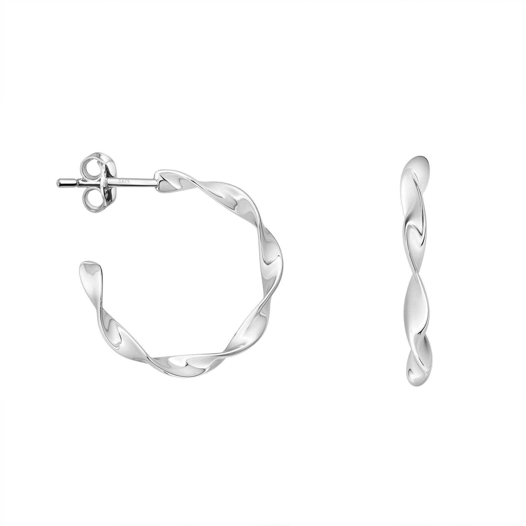 Sofia Milani Paar Creolen Gedreht, 925 Silber Damen Schmuck - E1060 günstig online kaufen