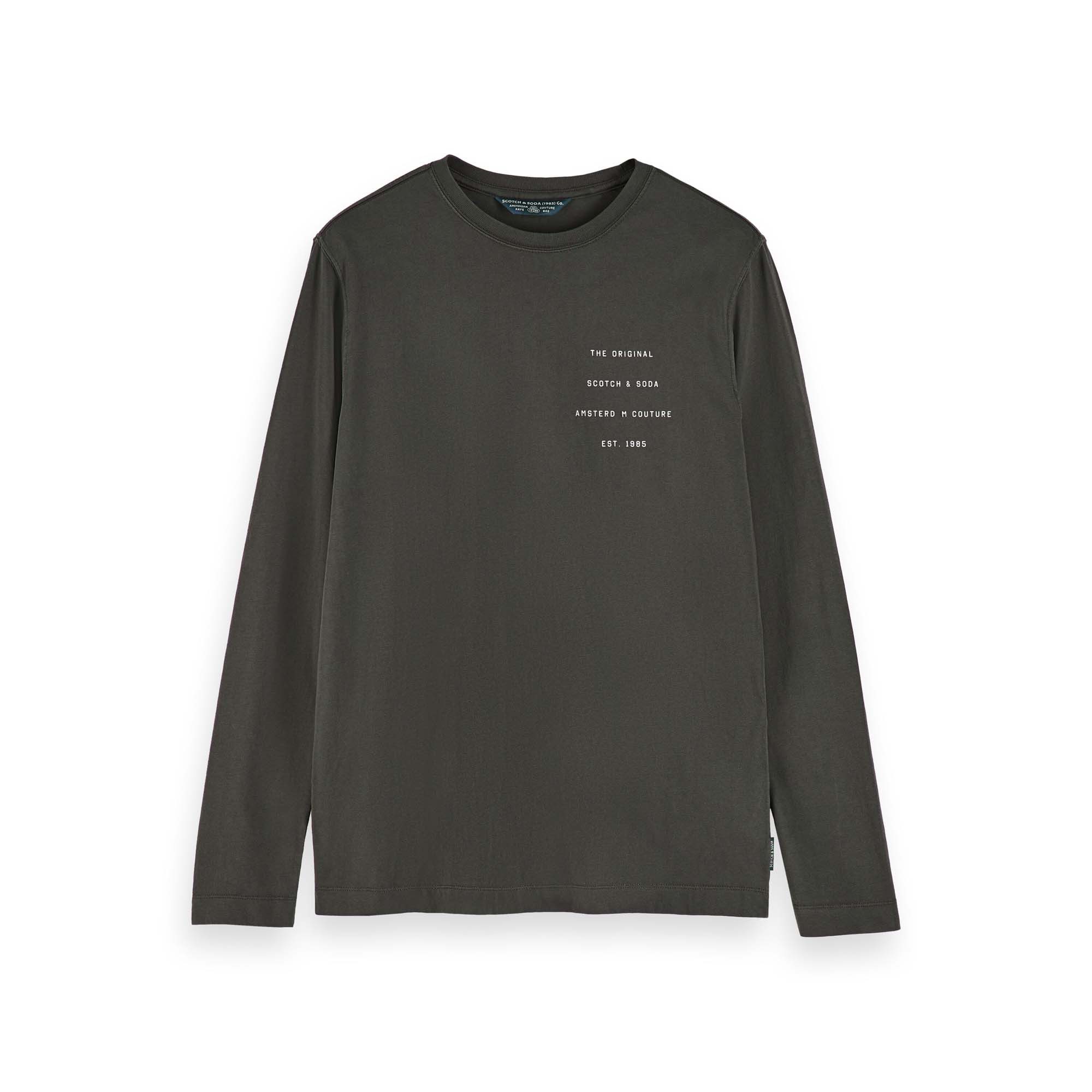 Langarmshirt Scotch & Soda Herren Pullover Organic Cotton Longsleeve Tee 155326