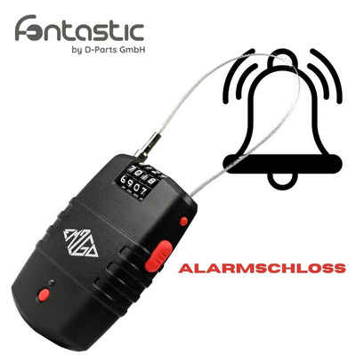 D-Parts EM2GO Alarmschloss Kabelschloss mit Alarm