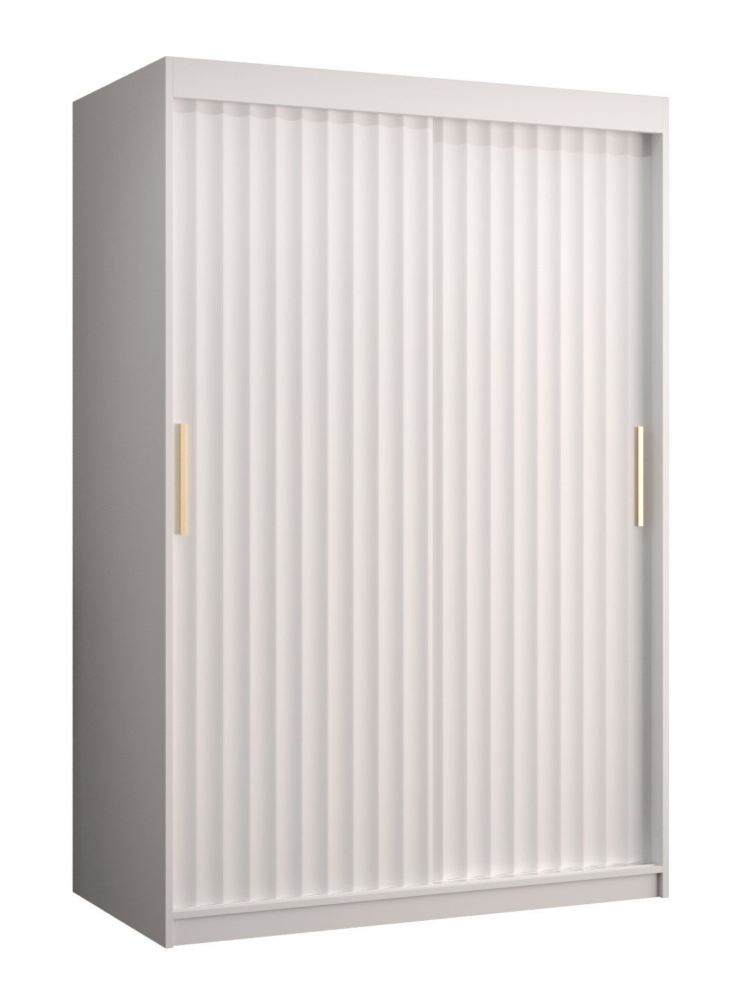 ABIKS MÖBEL Schwebetürenschrank RIFLO WAVE 1 Schlafzimmerschrank - mit Schiebetüren, Kleiderstange