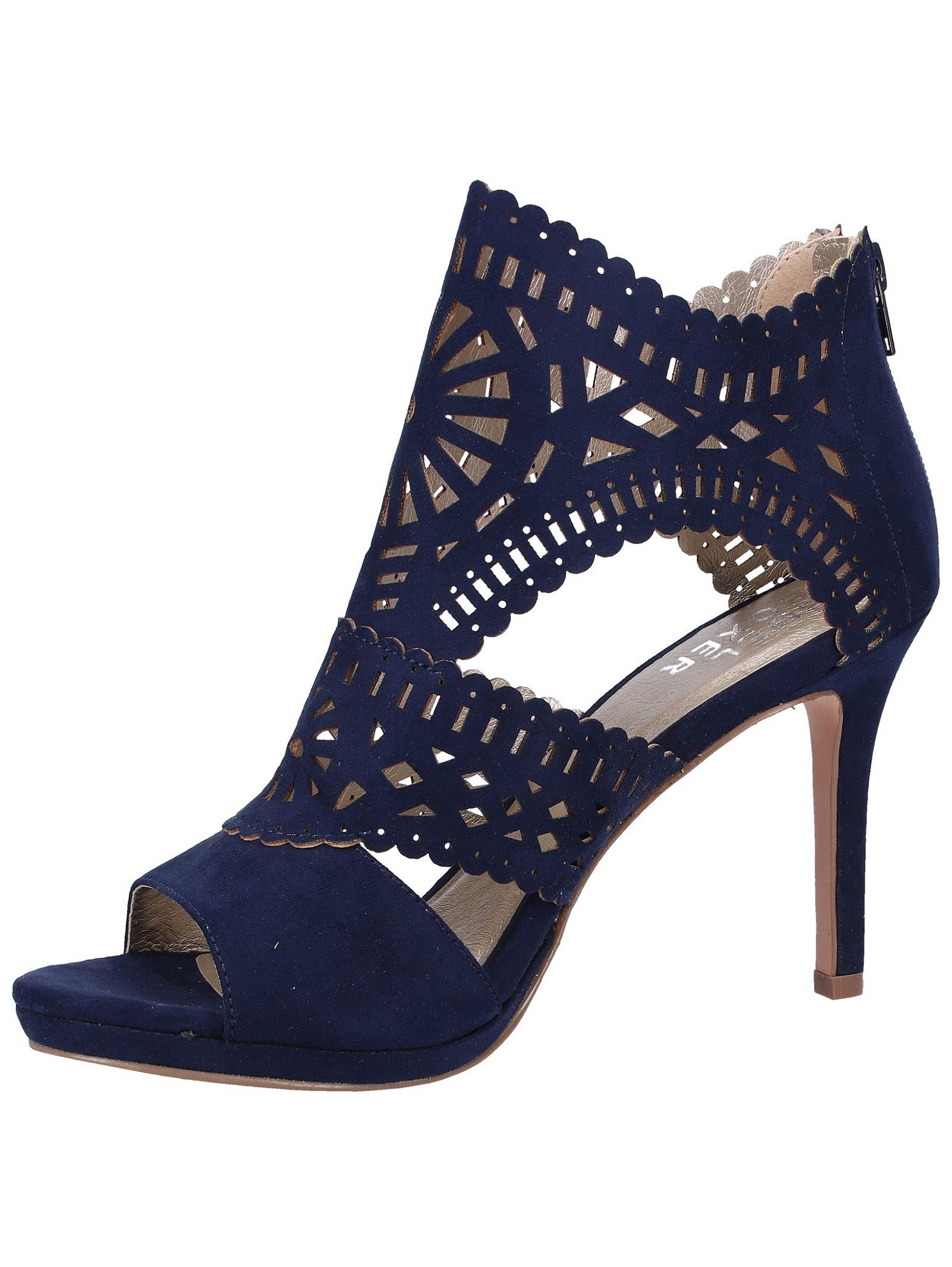Sandalen Textil . High-Heel-Sandalette