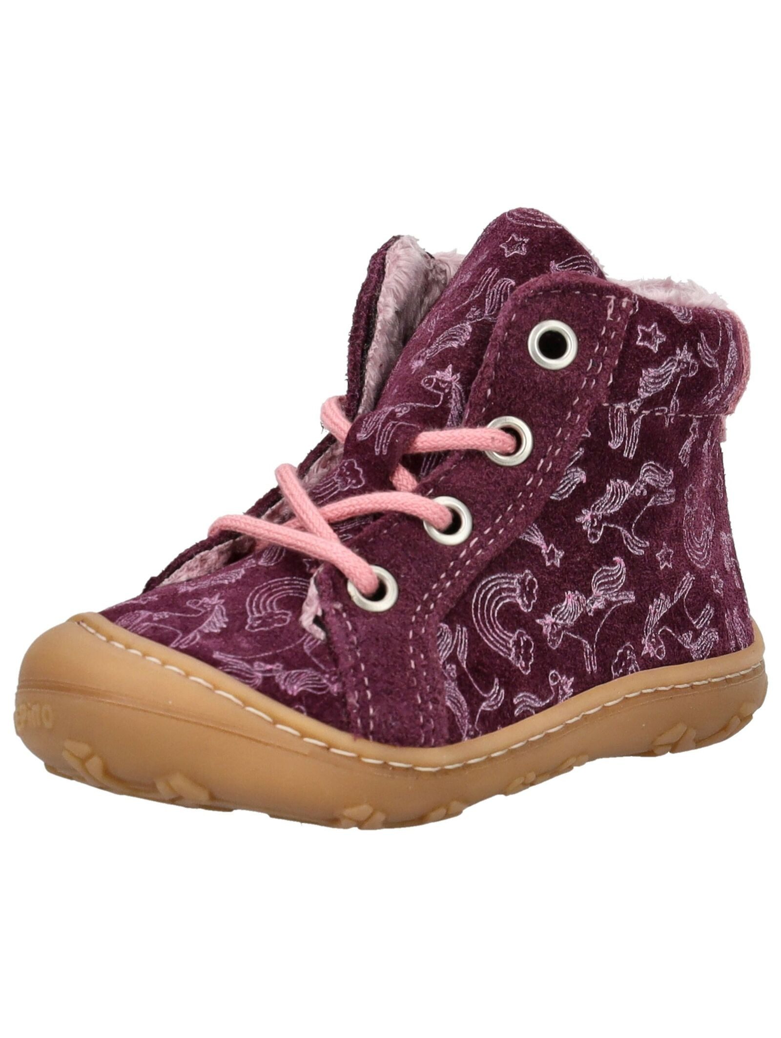 Pepino Pepino Stiefelette Veloursleder Schnürstiefelette