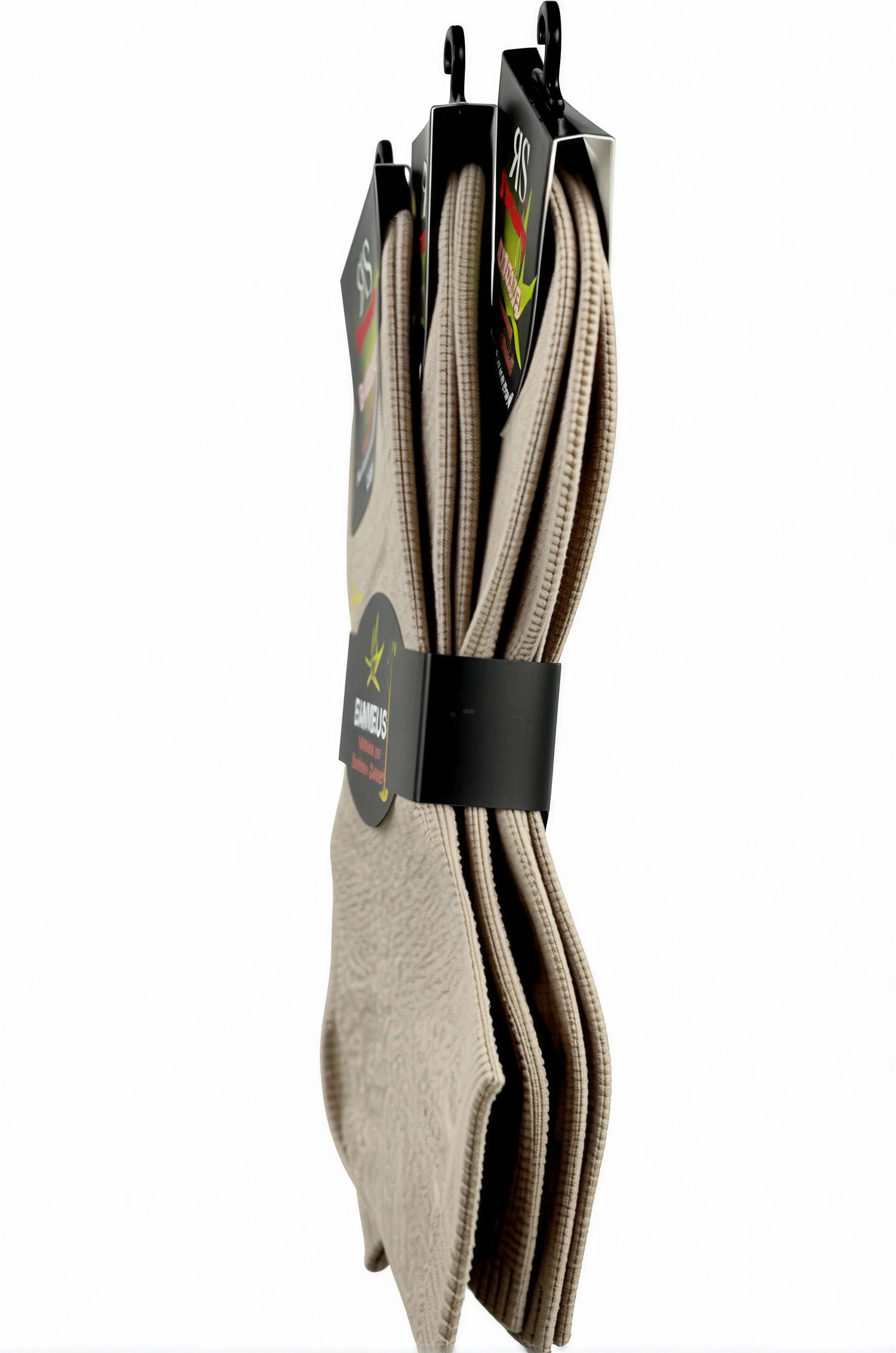 Riese Strümpfe Basicsocken Kurzschaftsocke BAMBUS (Spar-Pack, 3-Paar, 3 Paare) aus Bambus Viskose