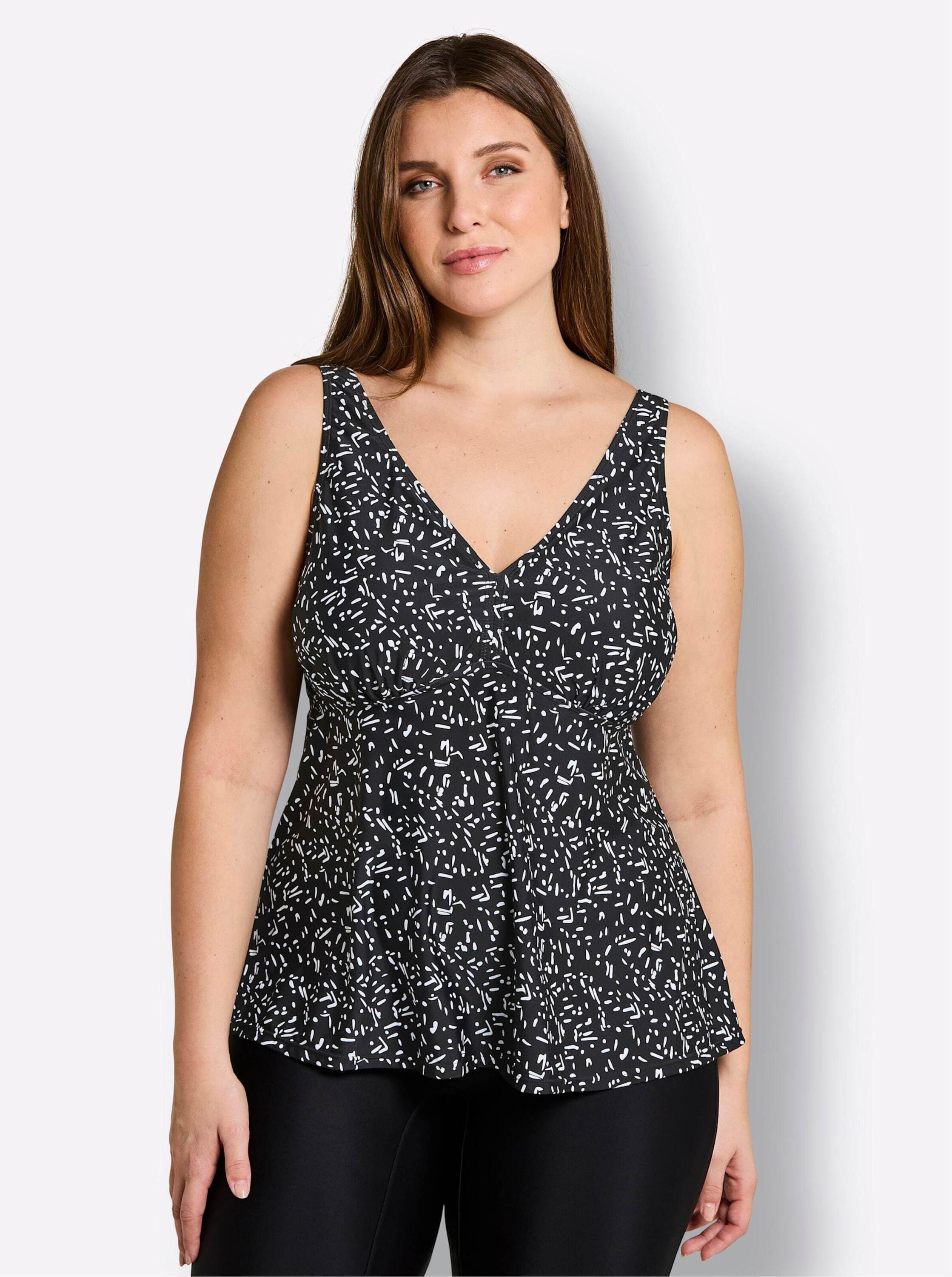 Sieh an! Tankini-Top Tankini-Oberteil