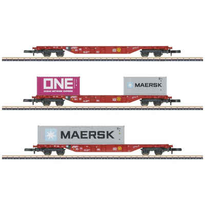 Märklin Güterwagen Märklin 82640 Z 3er-Set Container-Tragwagenset Sgns 6 der DB AG