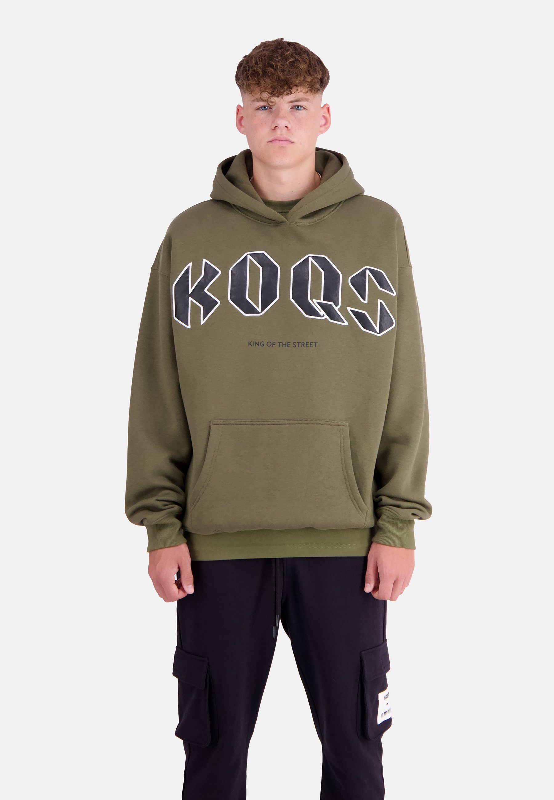KOQS Hoodie King of the Street PU Patch