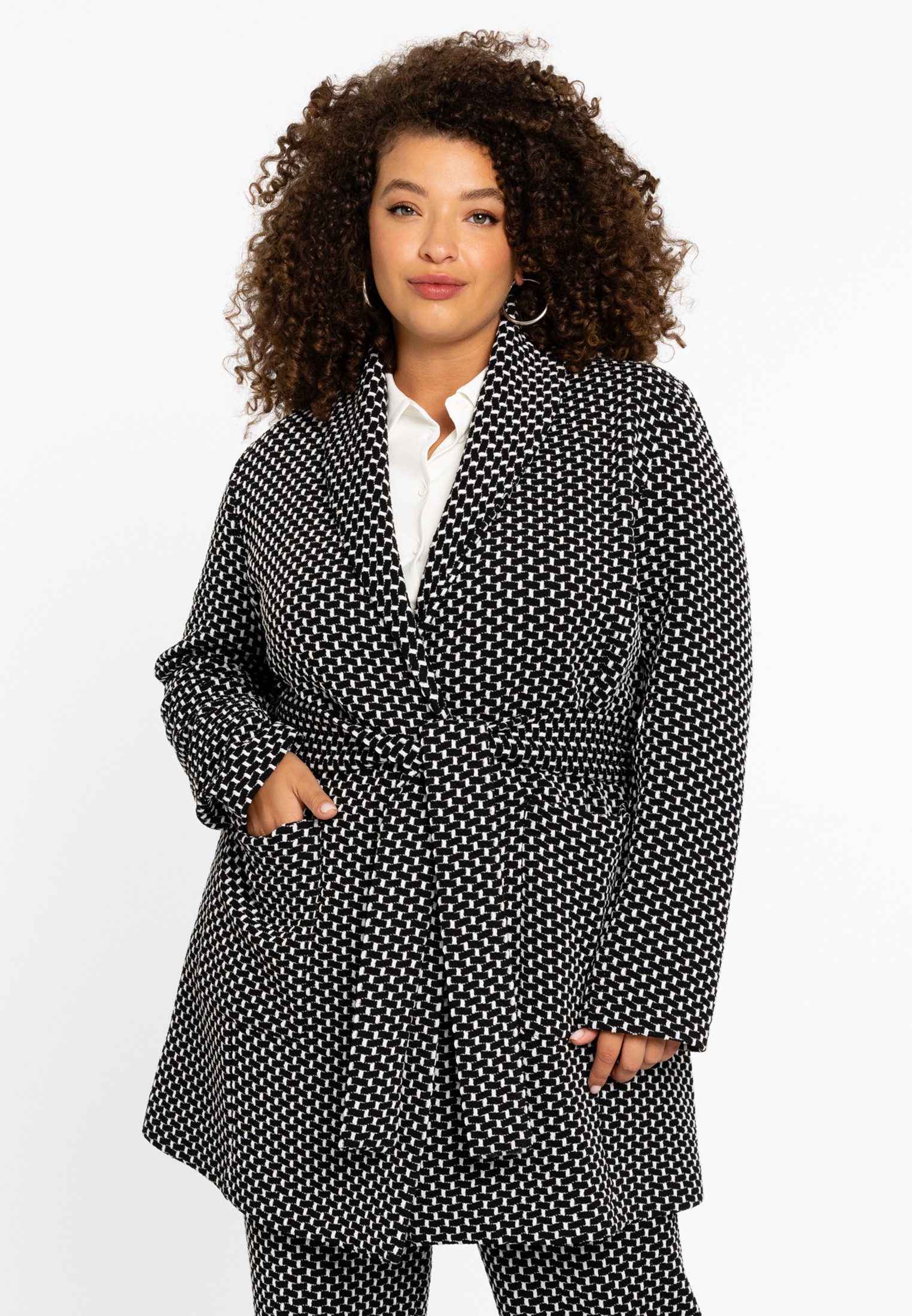 Langmantel Damen Jacke Große Größen