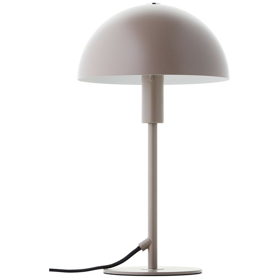 Brilliant Tischleuchte Lillian, ohne Leuchtmittel, Pilz-Tischleuchte, 36 cm  Höhe, E14, Metall, taupe/silberfarben