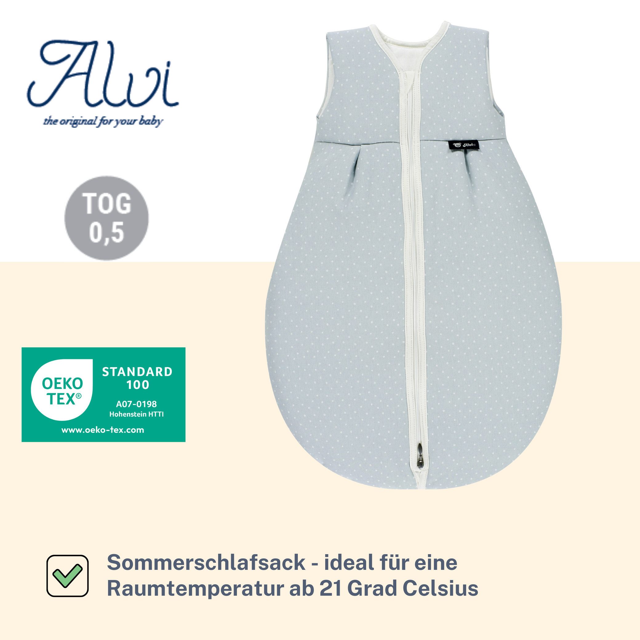 Alvi® Babyschlafsack Mäxchen Sommer Schlafsack light günstig online kaufen