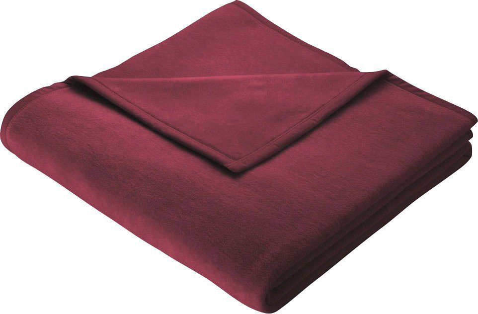 Wohndecke Cotton Home, Kuscheldecke, Biederlack, im Uni Design, Kuscheldecke