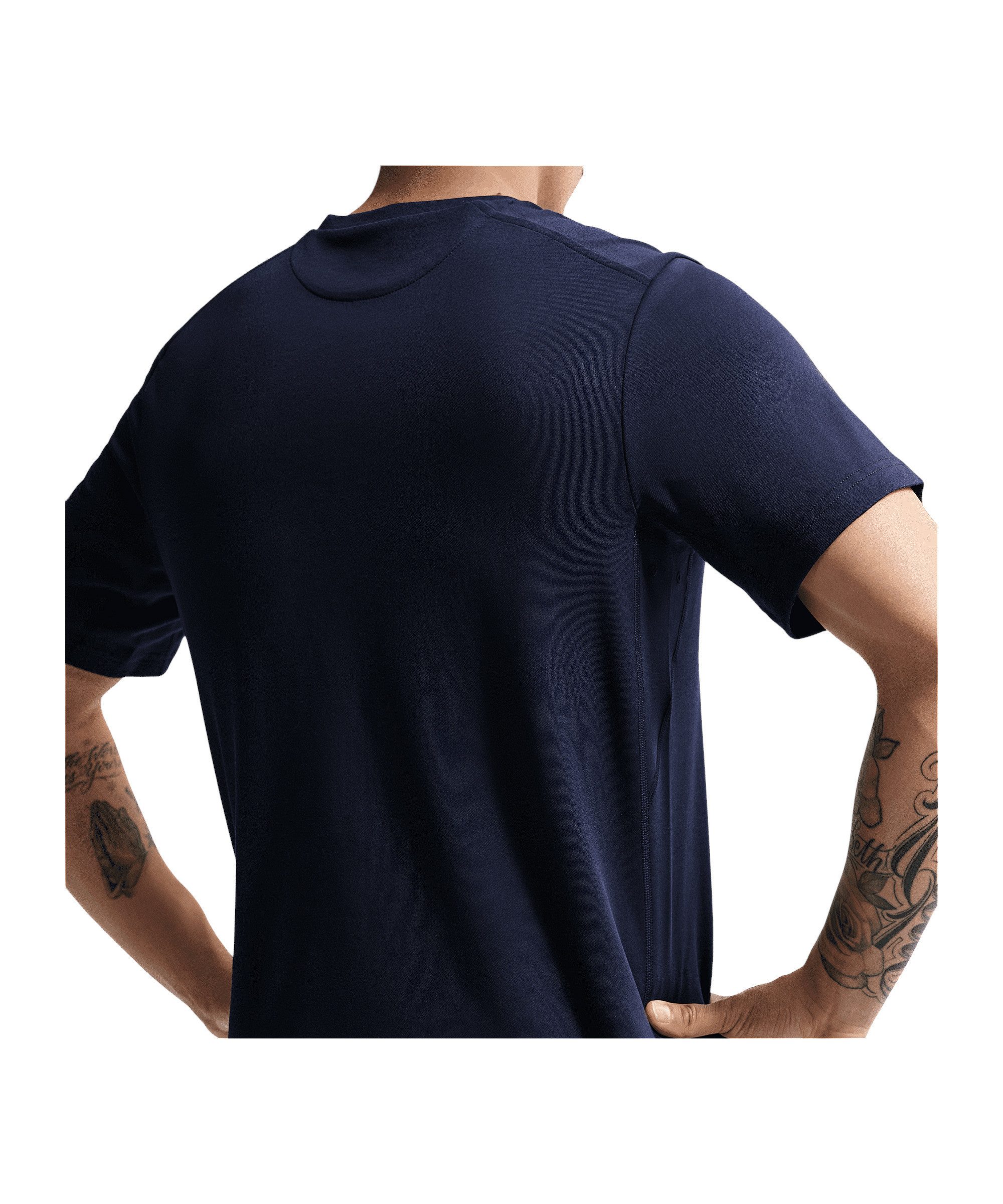 Nike T-Shirt Nike Performance FFF Frankreich Primary T-Shirt Baumwolle – Bild 4 von 5