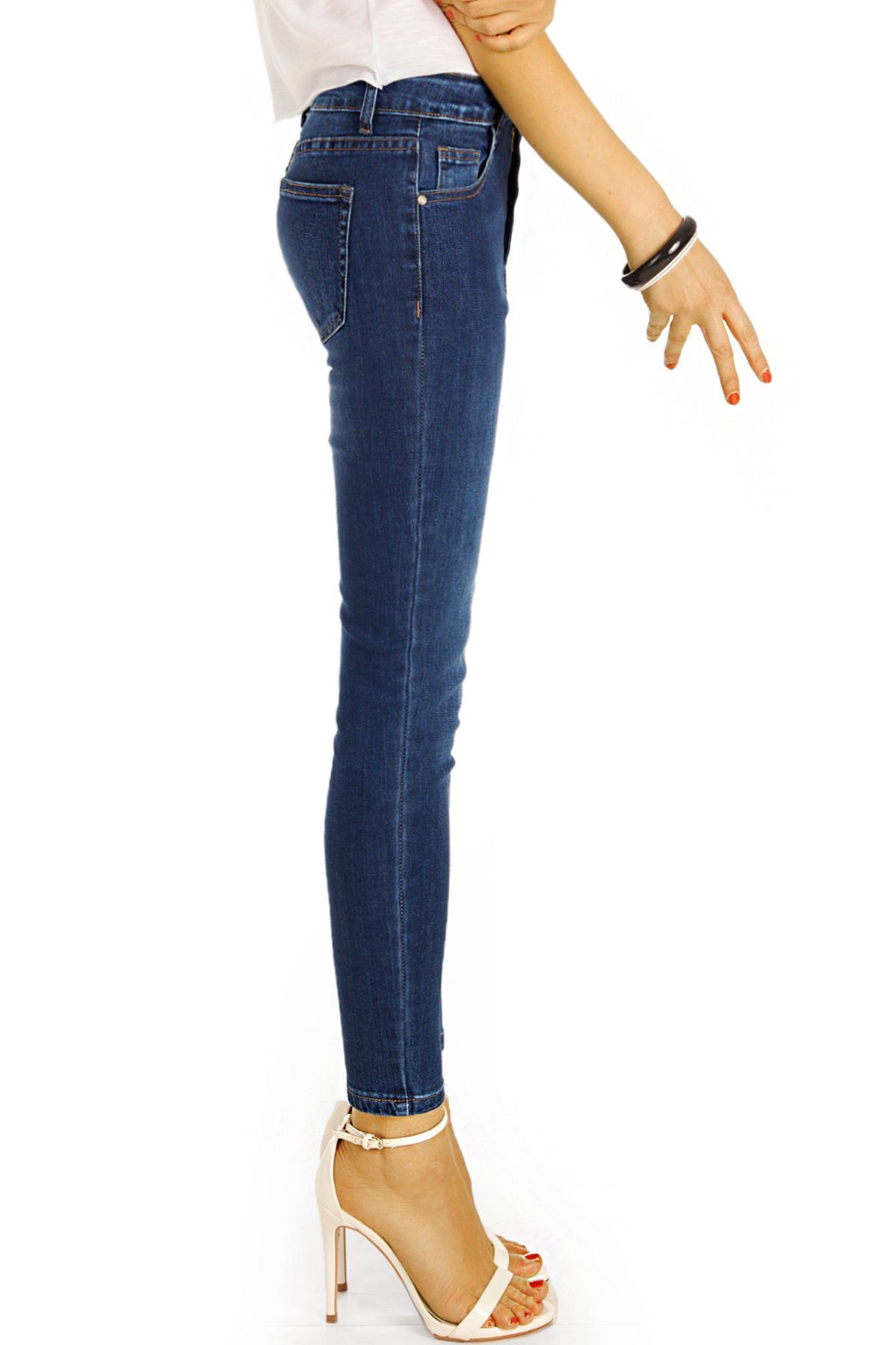 - j22L-2 High enge lange be Klassisch Skinny Damen styled Waist Hose - Röhrenjeans Röhrenjeans Stretch