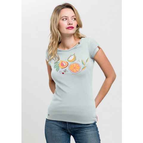 Ragwear T-Shirt MINT PRINT mit Front-Print