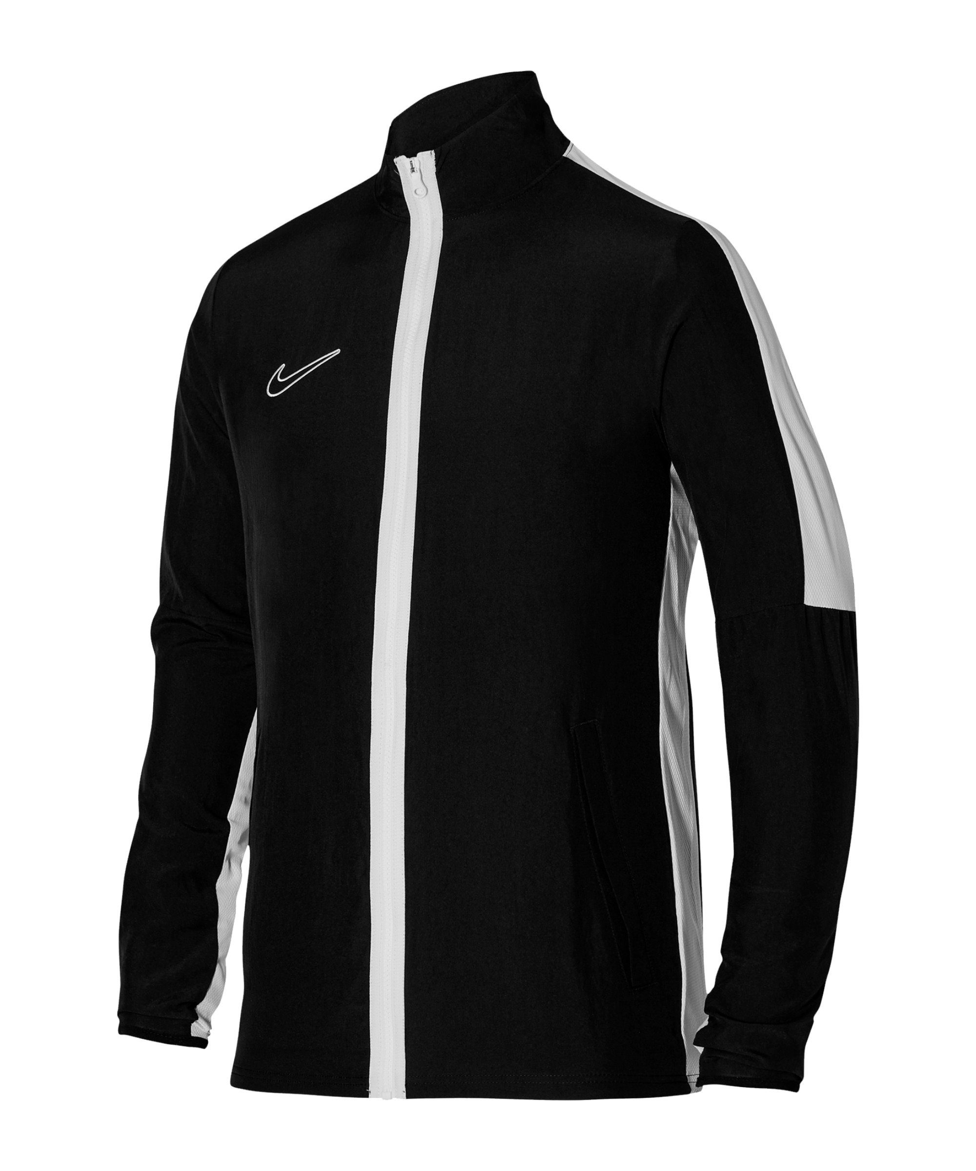 23 Sweatjacke Academy Nike Woven schwarzweissweiss Trainingsjacke