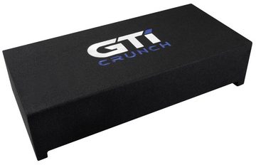 Crunch GTi250S 25 cm (10) Downfire Gehäusesubwoofer mit Passiv-Membran Auto-Subwoofer (250 W)